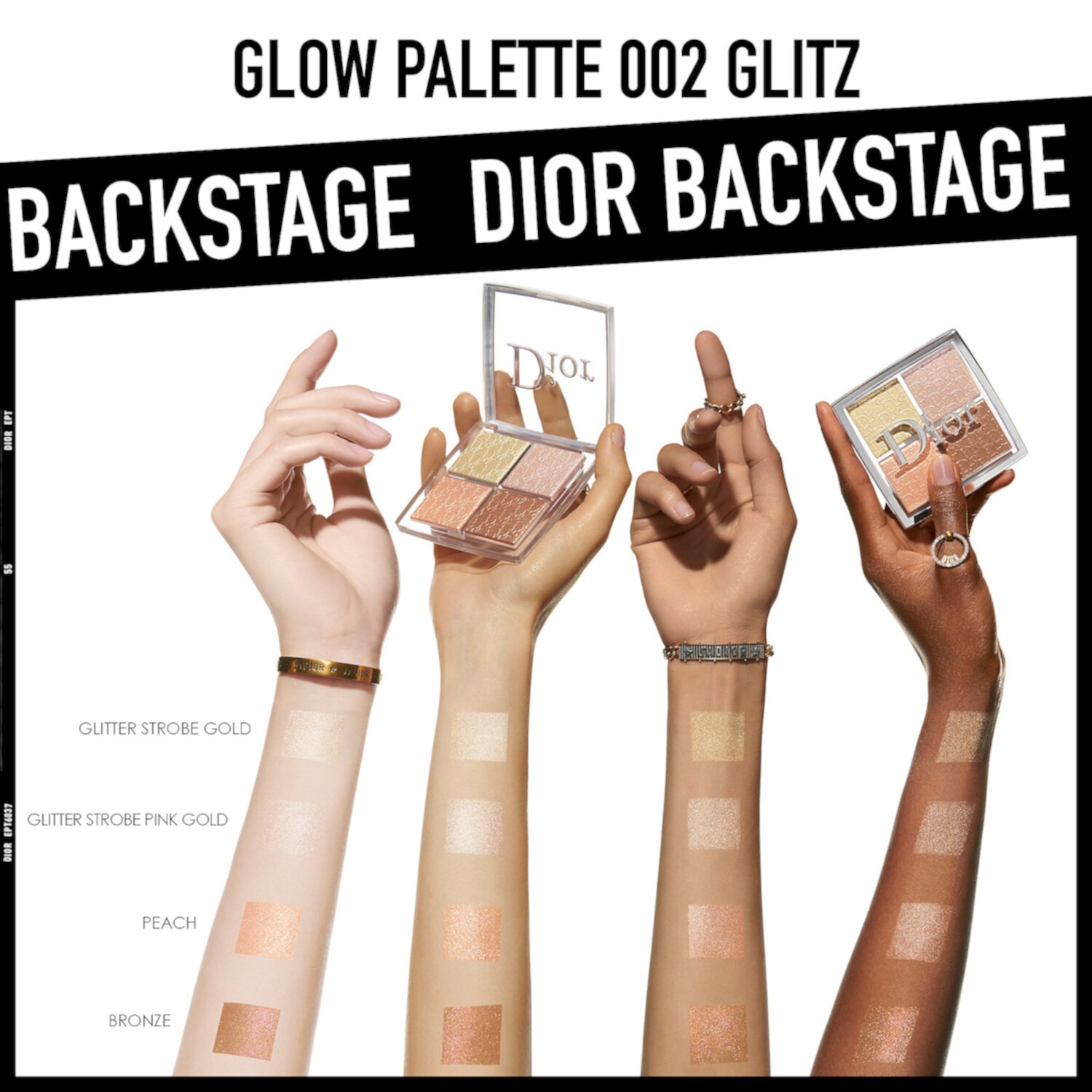 Палетка для лица BACKSTAGE Glow Dior