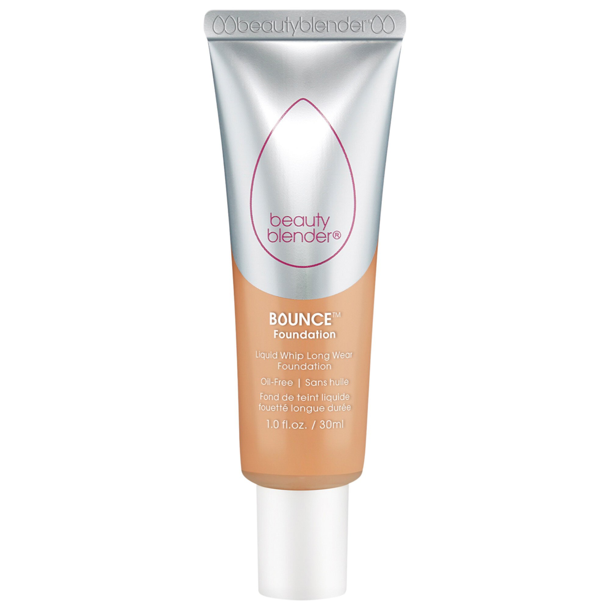 Тональное средство Bounce™ Liquid Whip с полным покрытием и стойкостью до 24 часов. Beautyblender