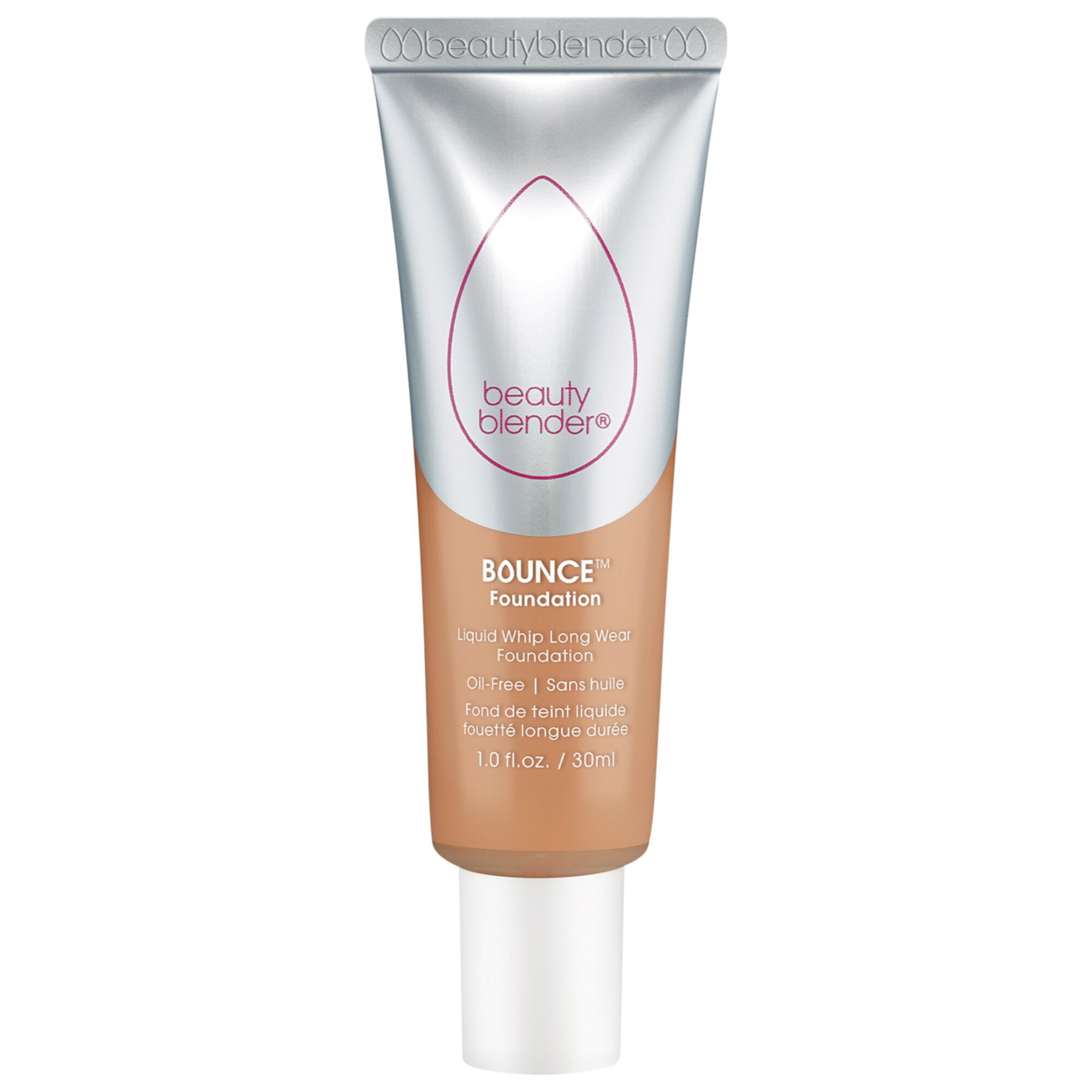 Тональное средство Bounce™ Liquid Whip с полным покрытием и стойкостью до 24 часов. Beautyblender