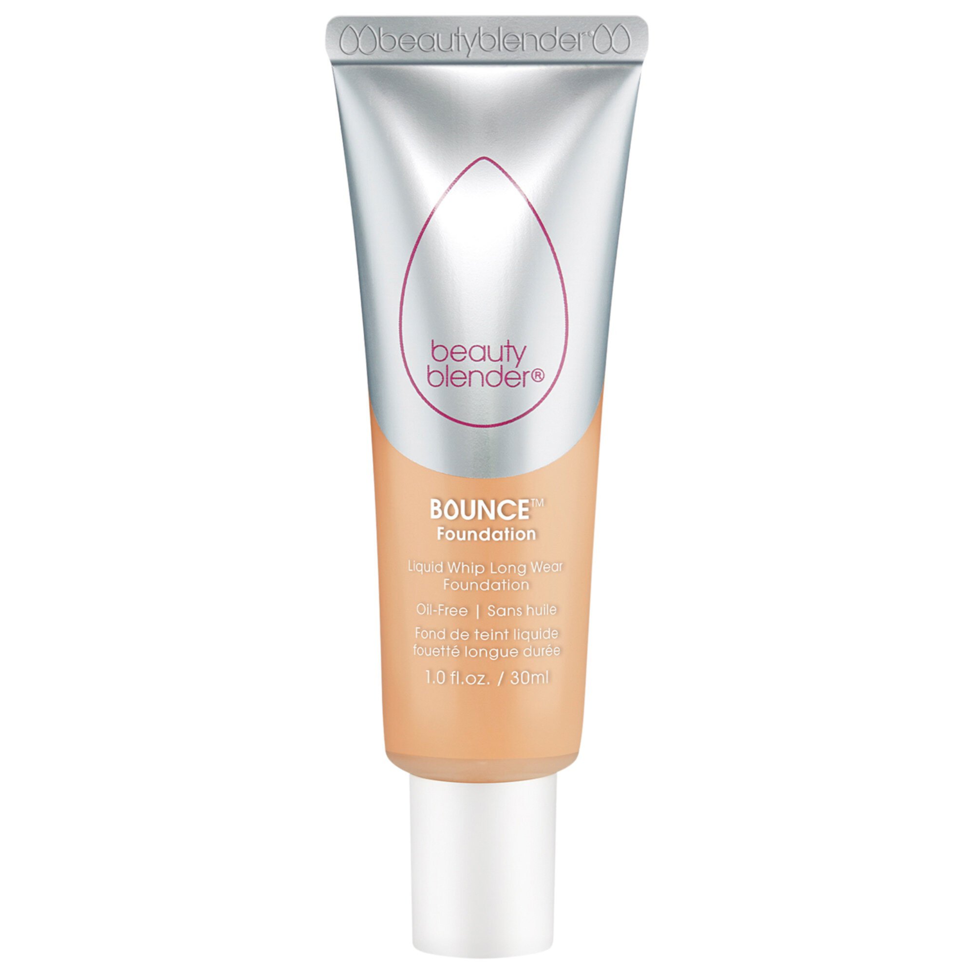 Тональное средство Bounce™ Liquid Whip с полным покрытием и стойкостью до 24 часов. Beautyblender