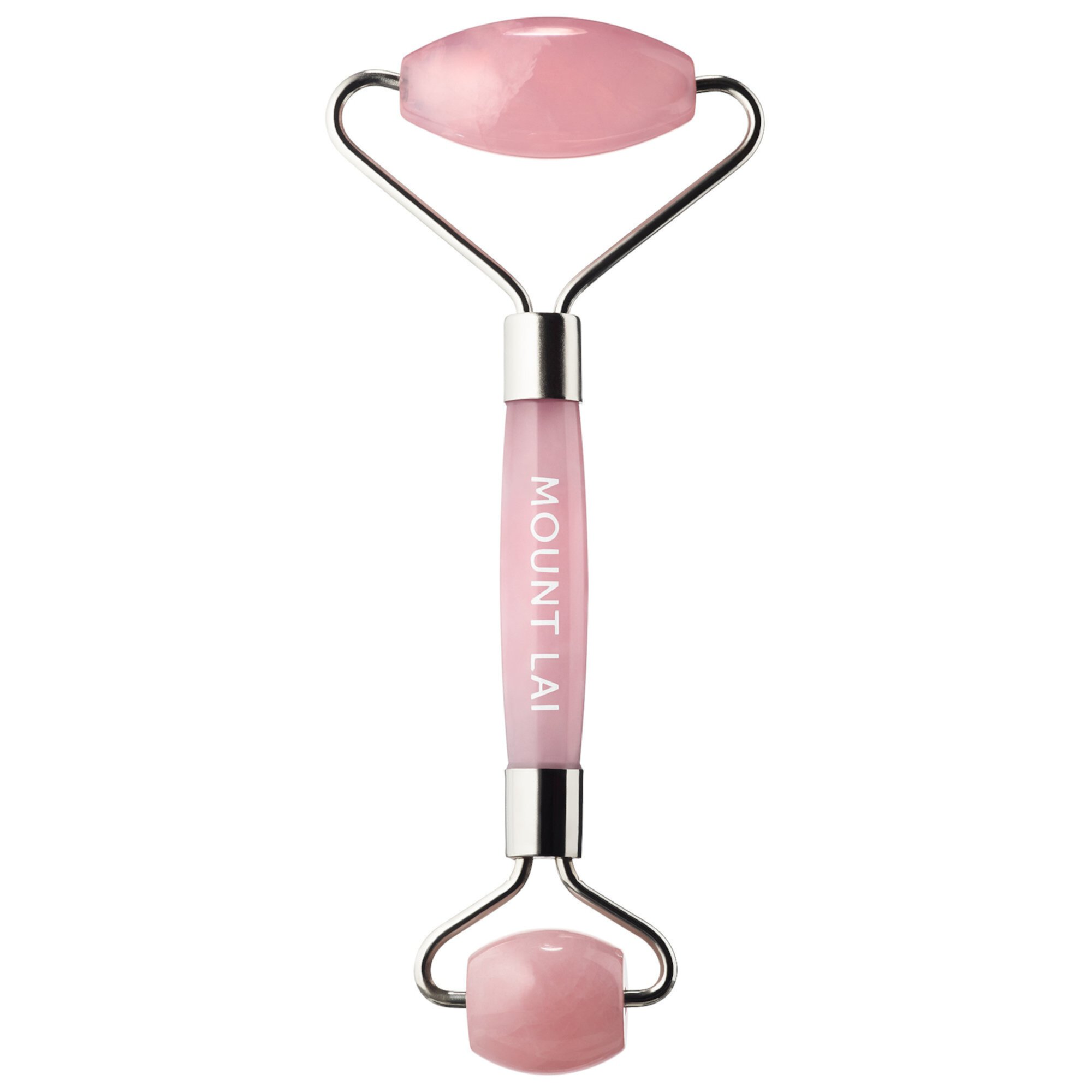 De-Puffing Rose Quartz Facial Roller Mount Lai