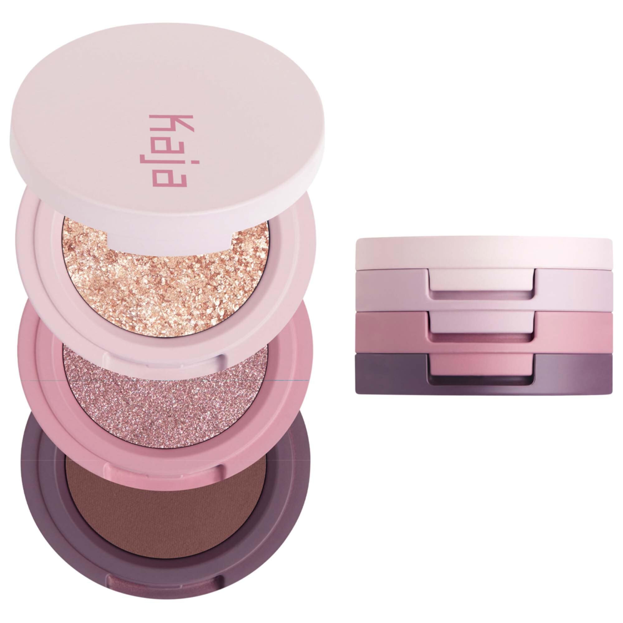 Трио теней для век Bento Bouncy Eyeshadow Kaja