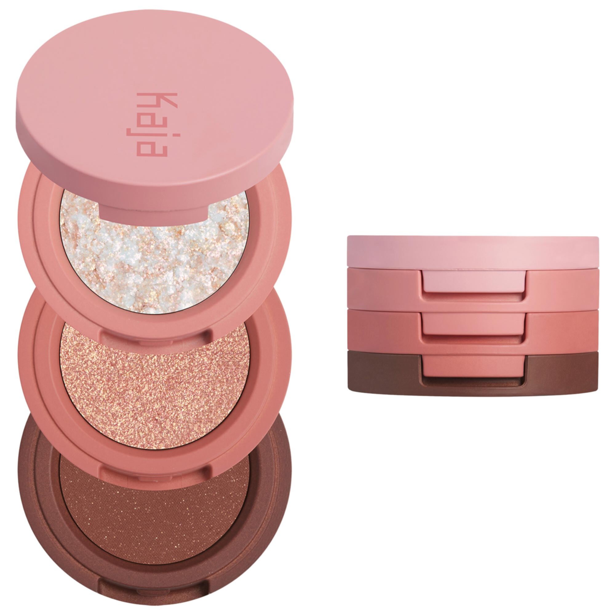 Трио теней для век Bento Bouncy Eyeshadow Kaja