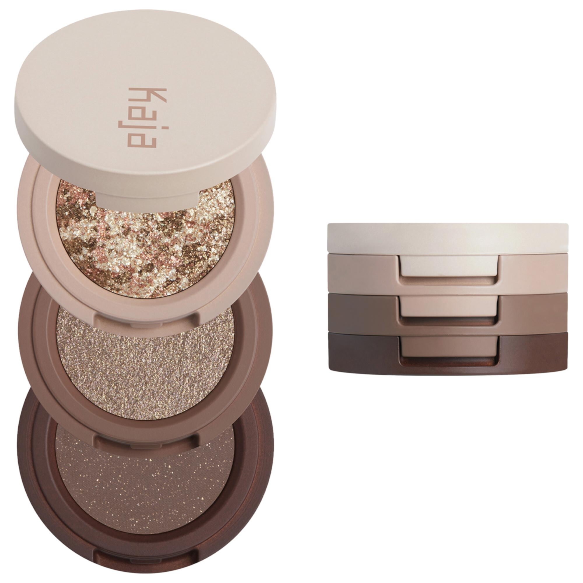 Трио теней для век Bento Bouncy Eyeshadow Kaja