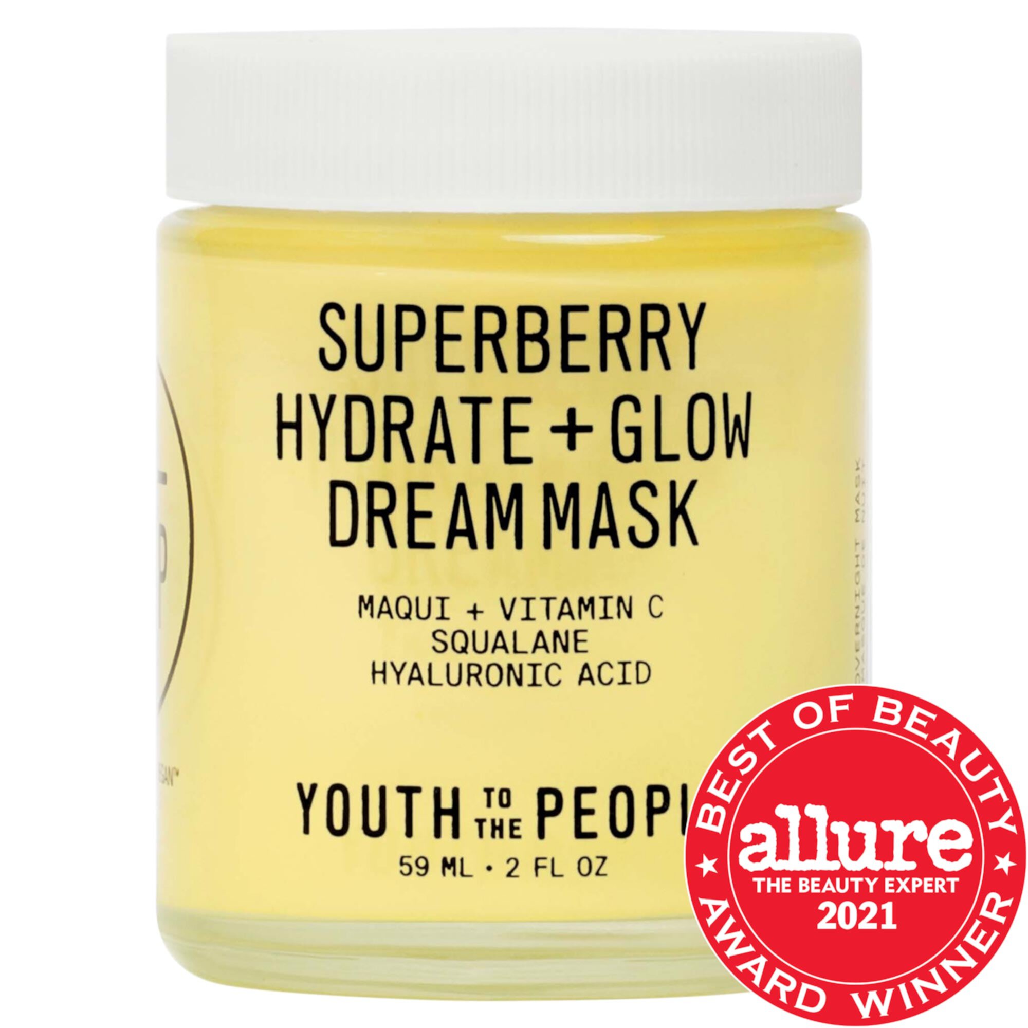 Superberry Hydrate + ночной крем Glow Dream + маска с витамином С Youth To The People