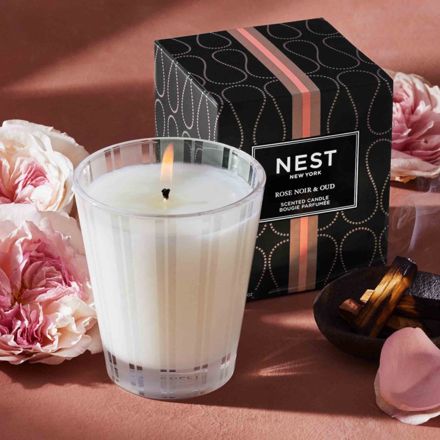 Rose Noir & Oud Candle Nest New York