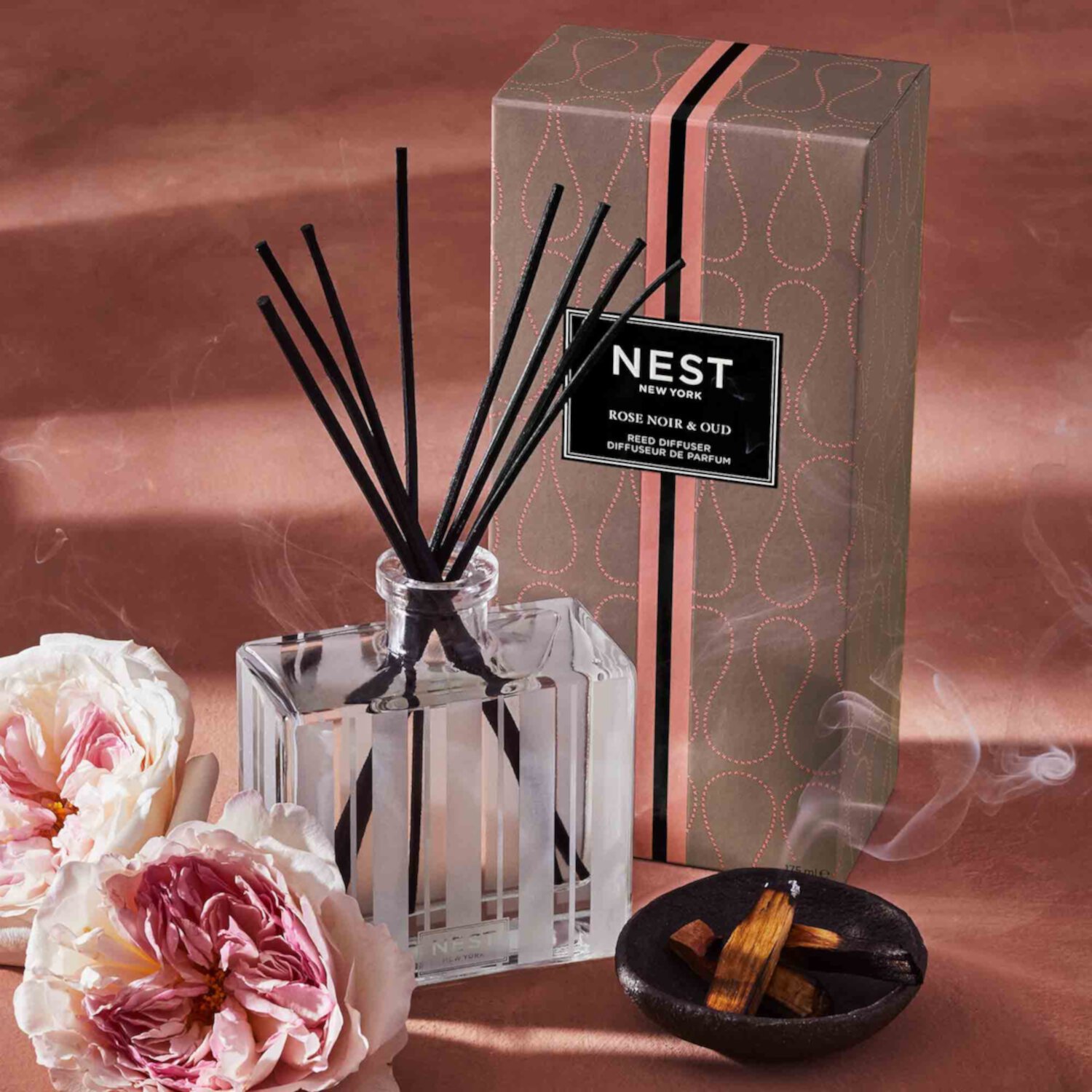 Rose Noir & Oud Reed Diffuser Nest New York