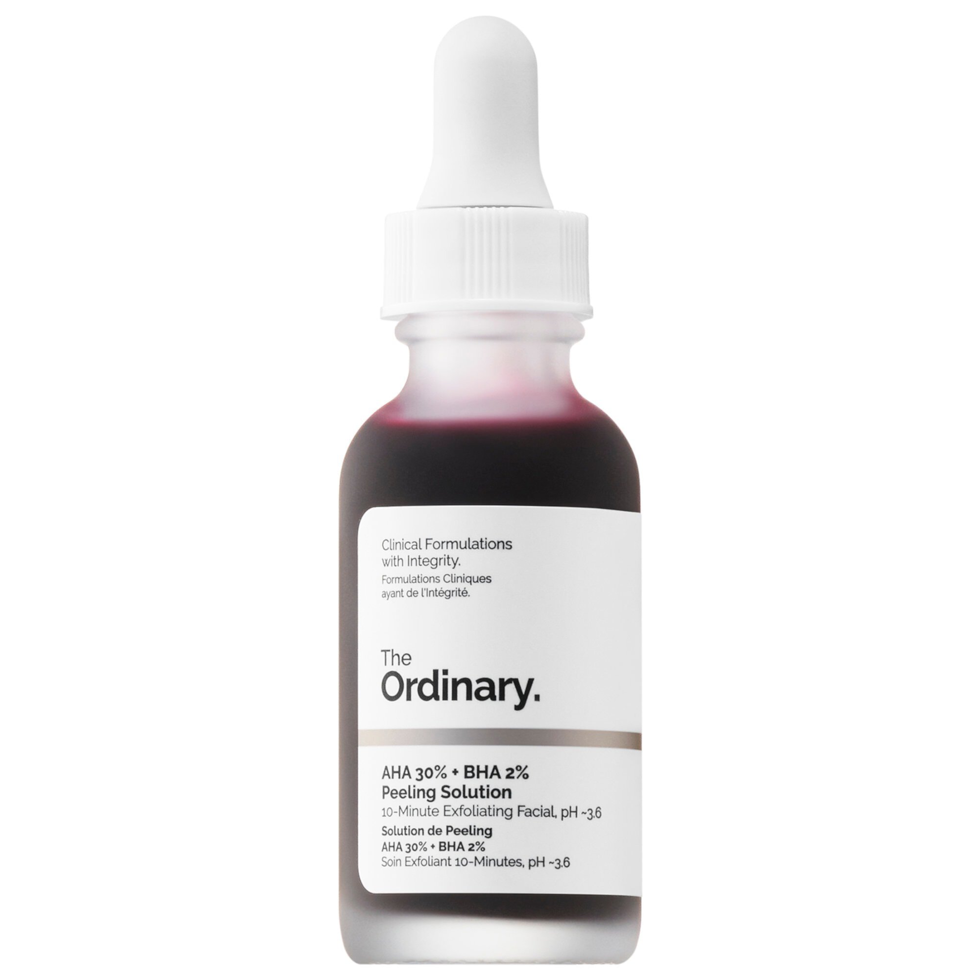 AHA 30% + BHA 2% отшелушивающий раствор для пилинга The Ordinary