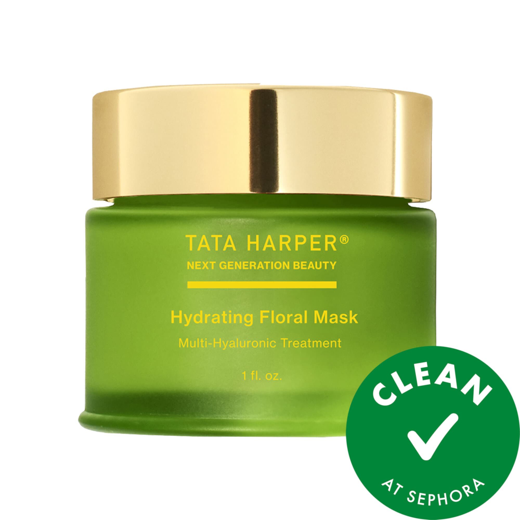 Увлажняющая цветочная маска с гиалуроновой кислотой для влажной кожи Tata Harper