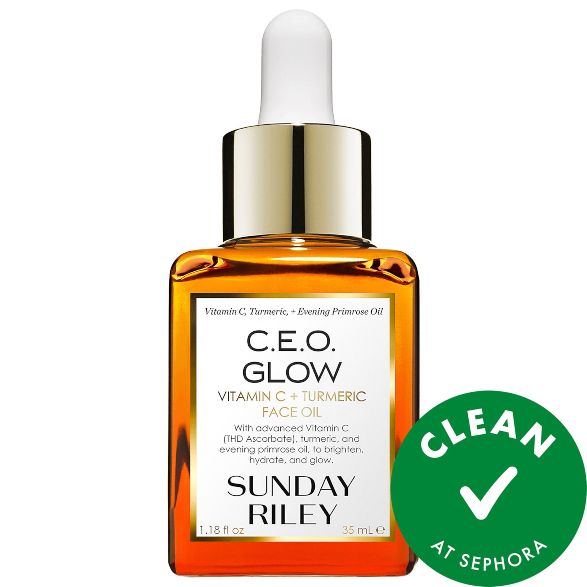 C.E.O Glow Витамин С + масло для лица с куркумой Sunday Riley