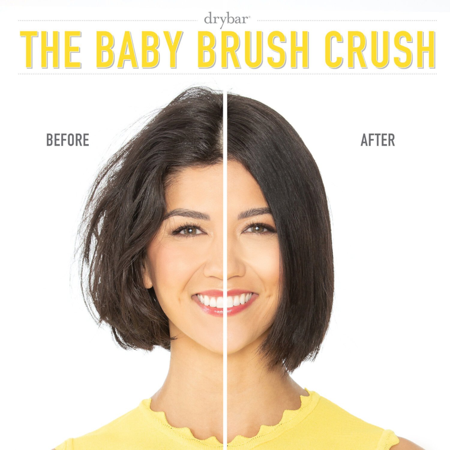 Мини-выпрямляющая щетка с подогревом Baby Brush Crush DRYBAR