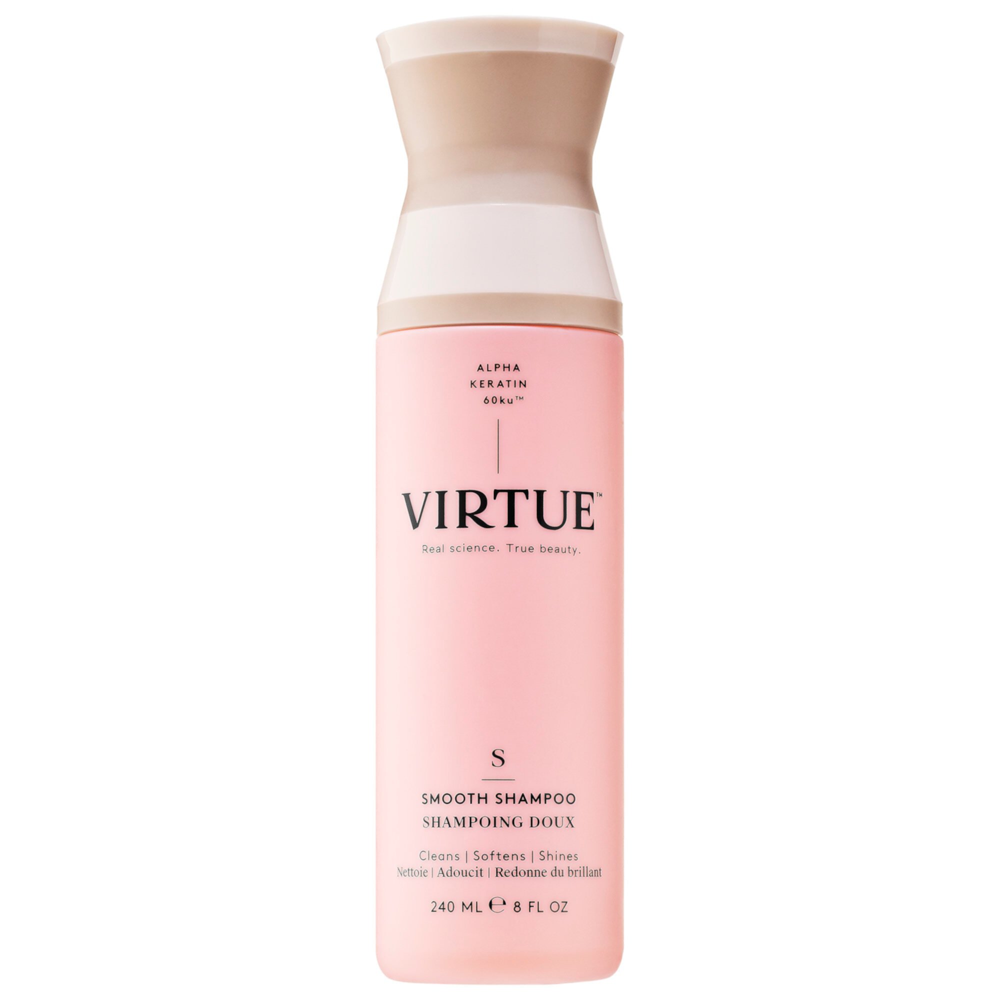 Гладкий шампунь для жестких и текстурированных волос Virtue