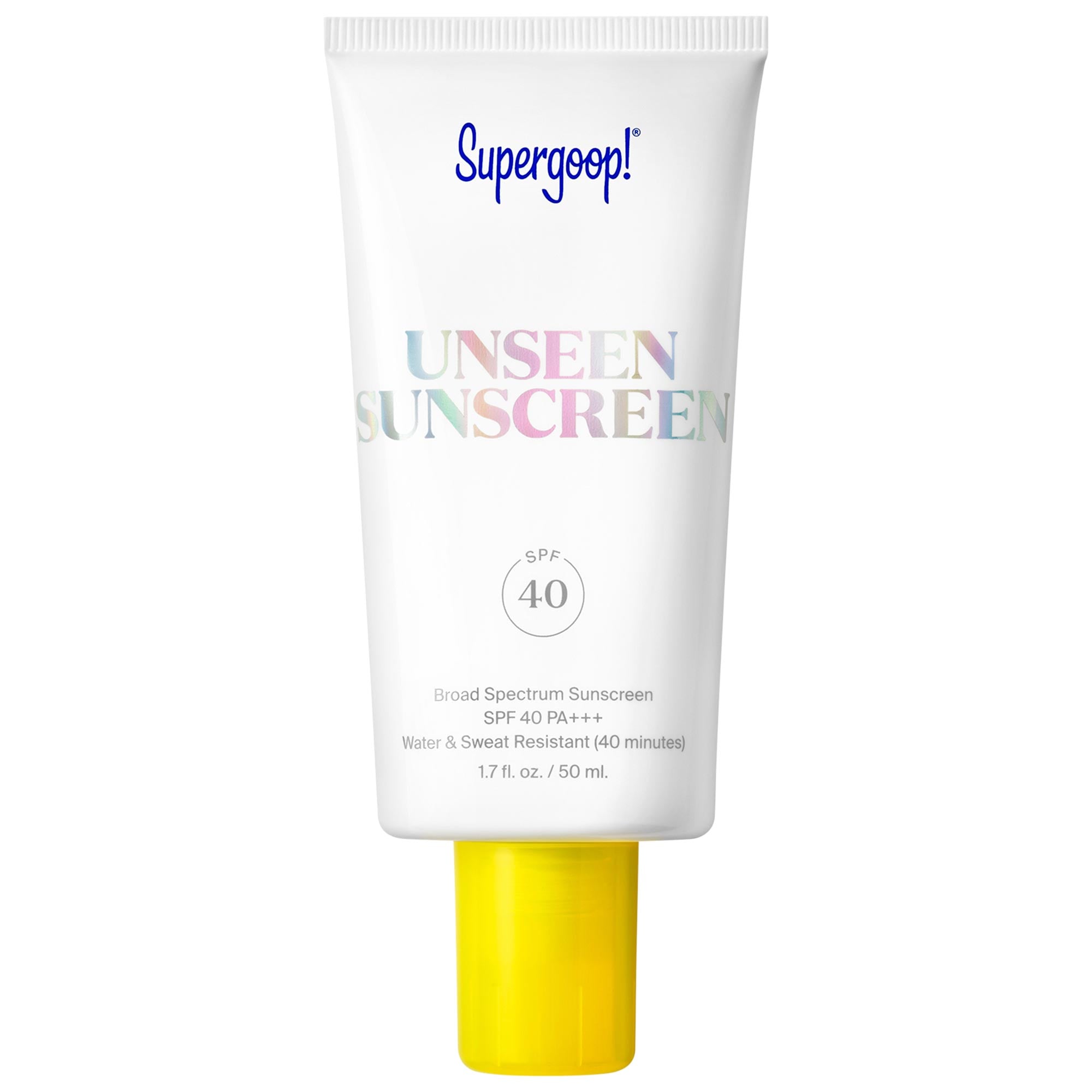 Солнцезащитный крем Unseen Invisible Broad Spectrum SPF 40 PA +++ Supergoop!