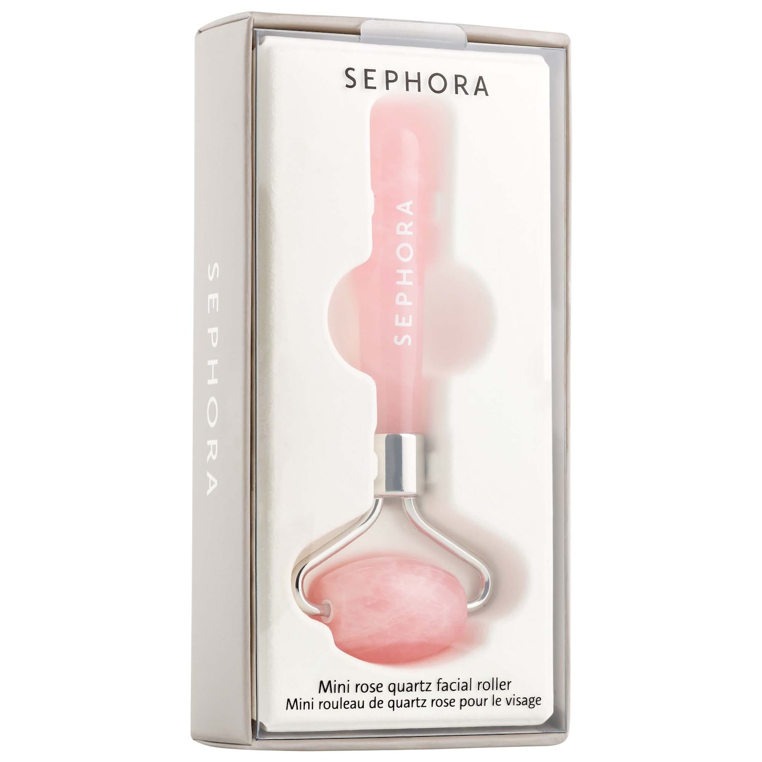 Mini Rose Quartz Facial Roller SEPHORA COLLECTION