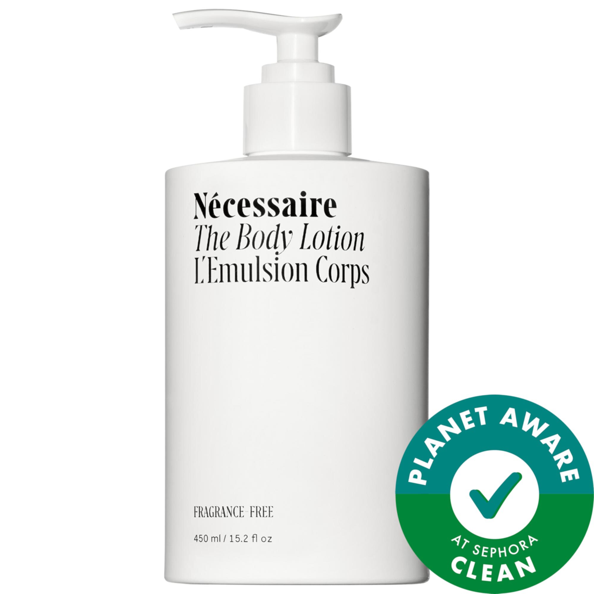 The Body Lotion - Firming Moisturizer With 5 Peptides and 2.5% Niacinamide with Pump Nécessaire