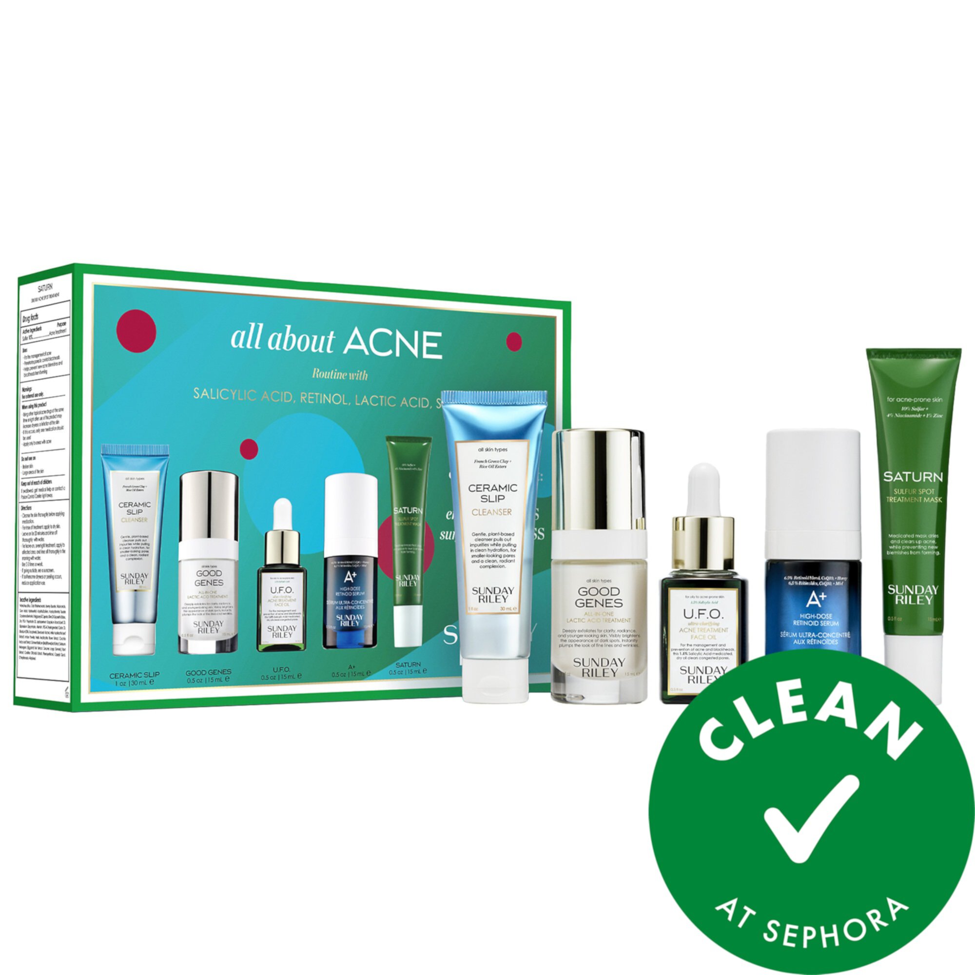 All About Acne Breakout + Blackhead Set Sunday Riley