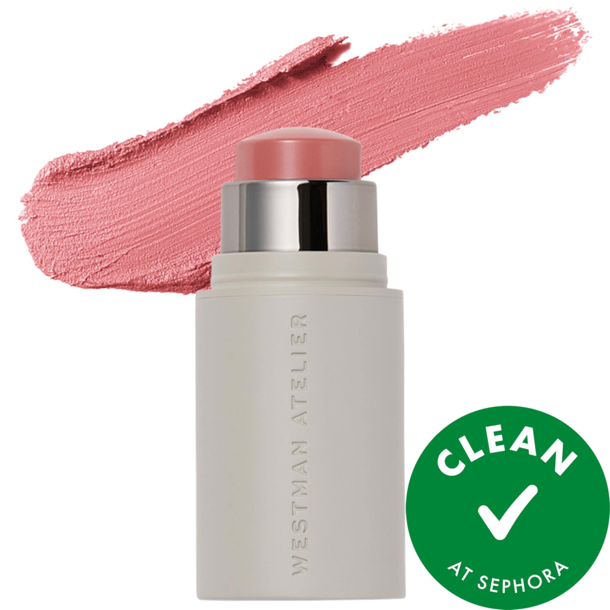 Baby Cheeks Lip + Cheek Cream Blush Stick Westman Atelier