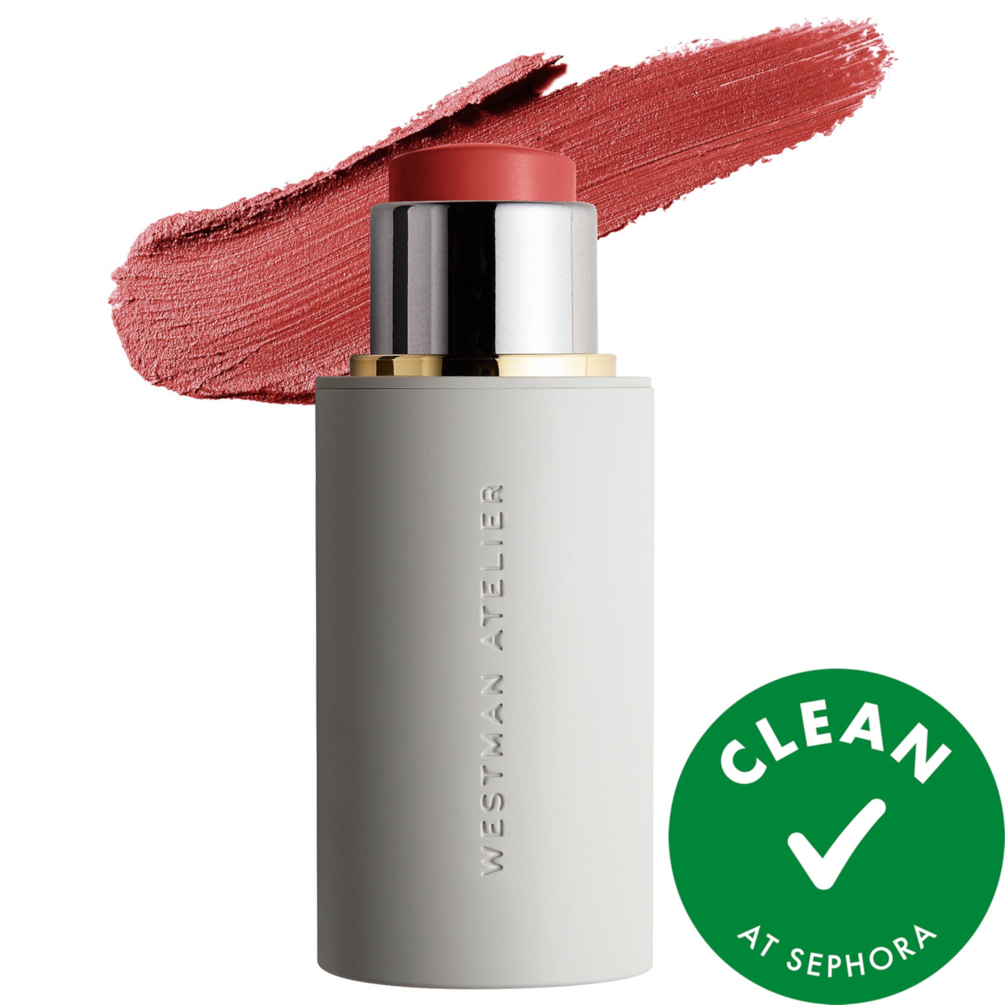 Baby Cheeks Lip + Cheek Cream Blush Stick Westman Atelier