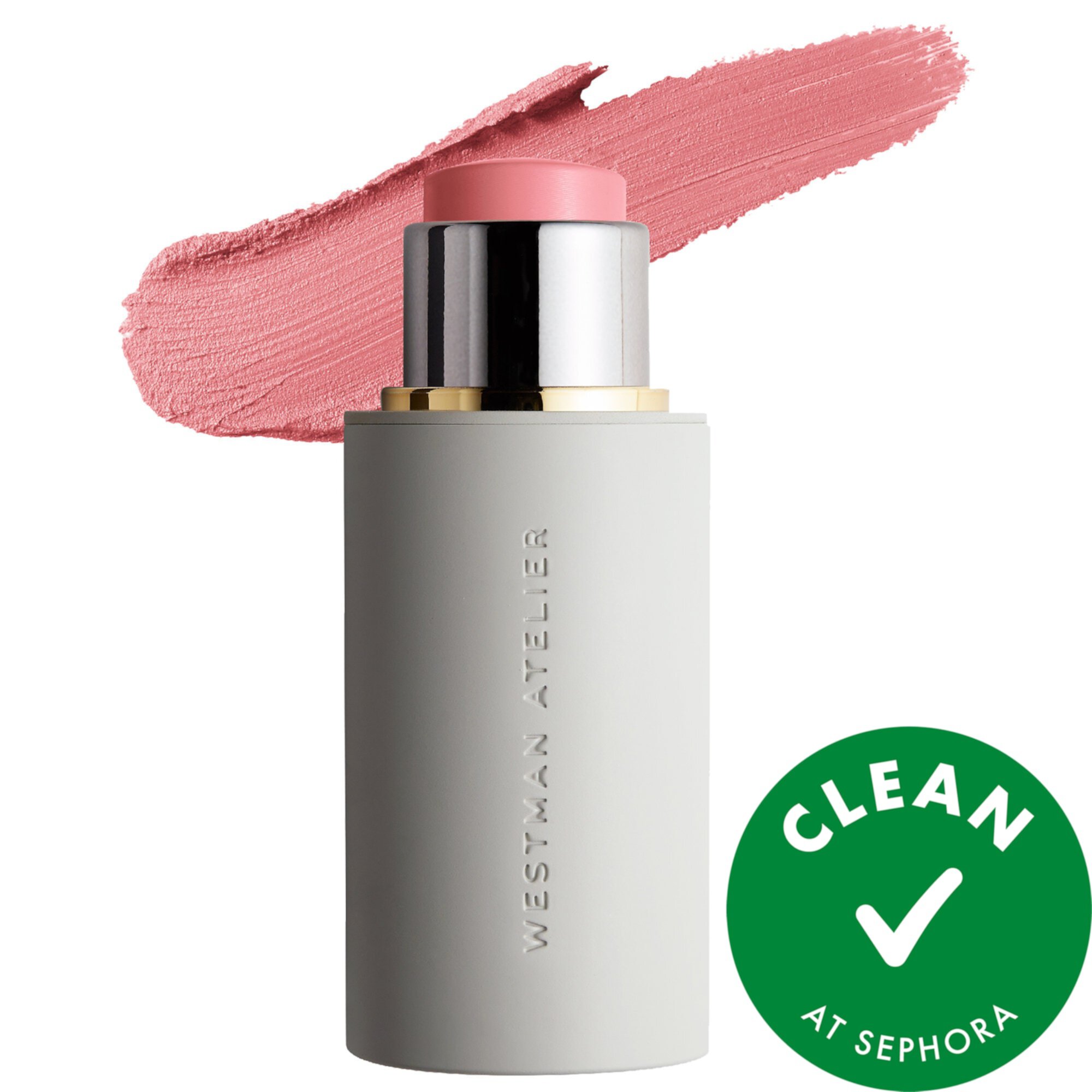 Baby Cheeks Lip + Cheek Cream Blush Stick Westman Atelier