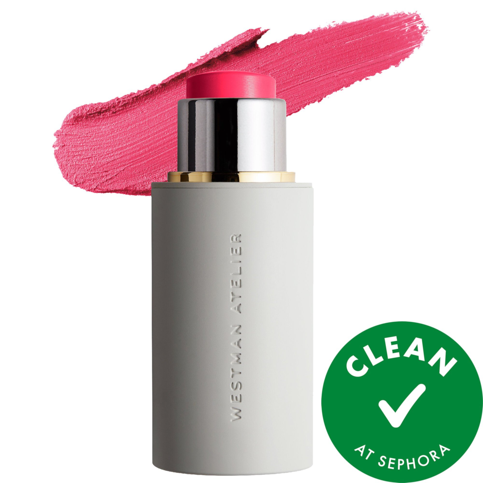 Baby Cheeks Lip + Cheek Cream Blush Stick Westman Atelier