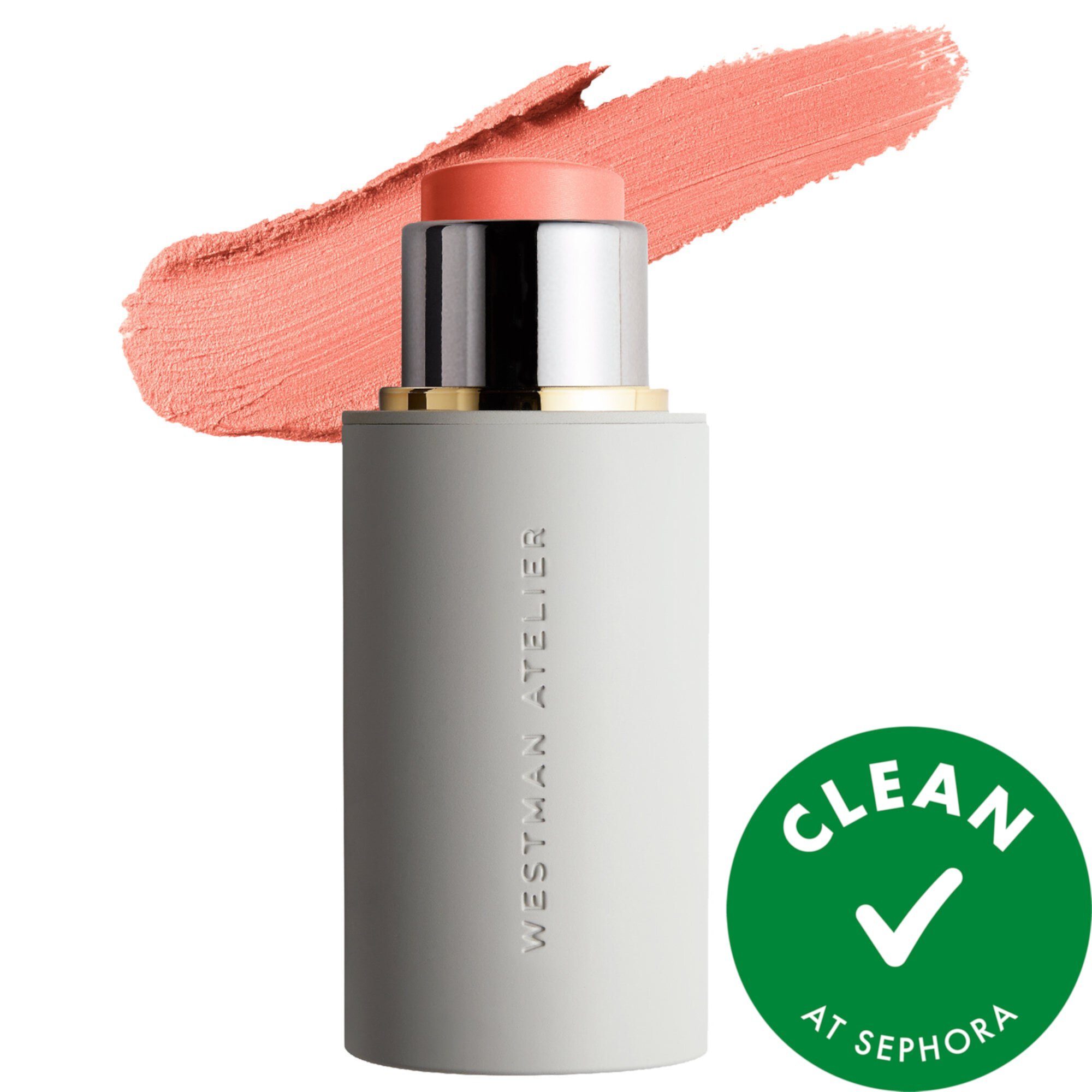 Baby Cheeks Lip + Cheek Cream Blush Stick Westman Atelier