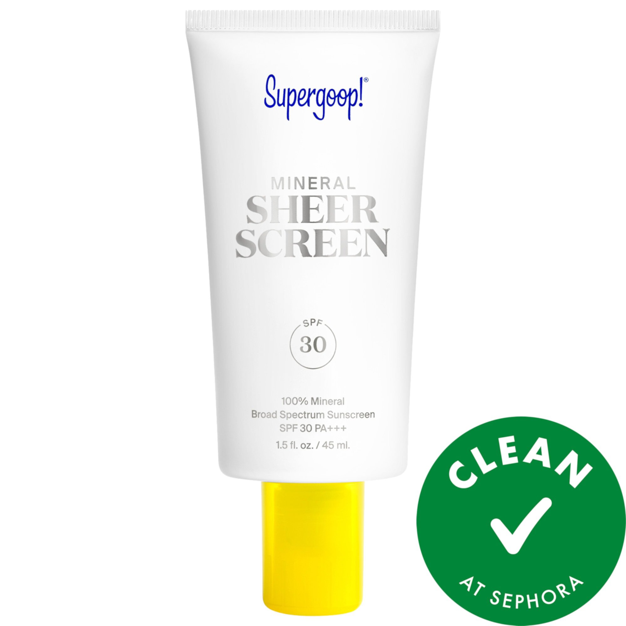 100% минеральный солнцезащитный крем Sheerscreen SPF 30 Supergoop!