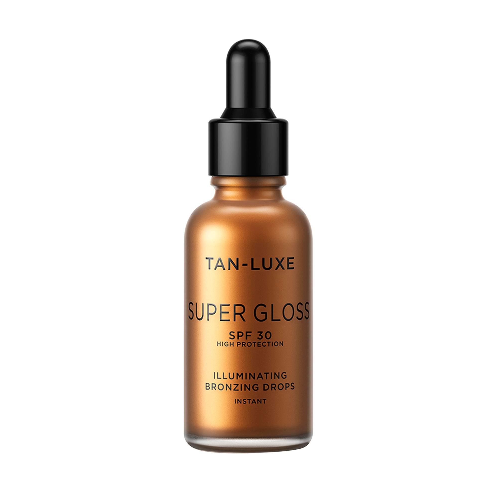 Капли для мгновенного бронзирования для лица Super Gloss с SPF 30 TAN-LUXE