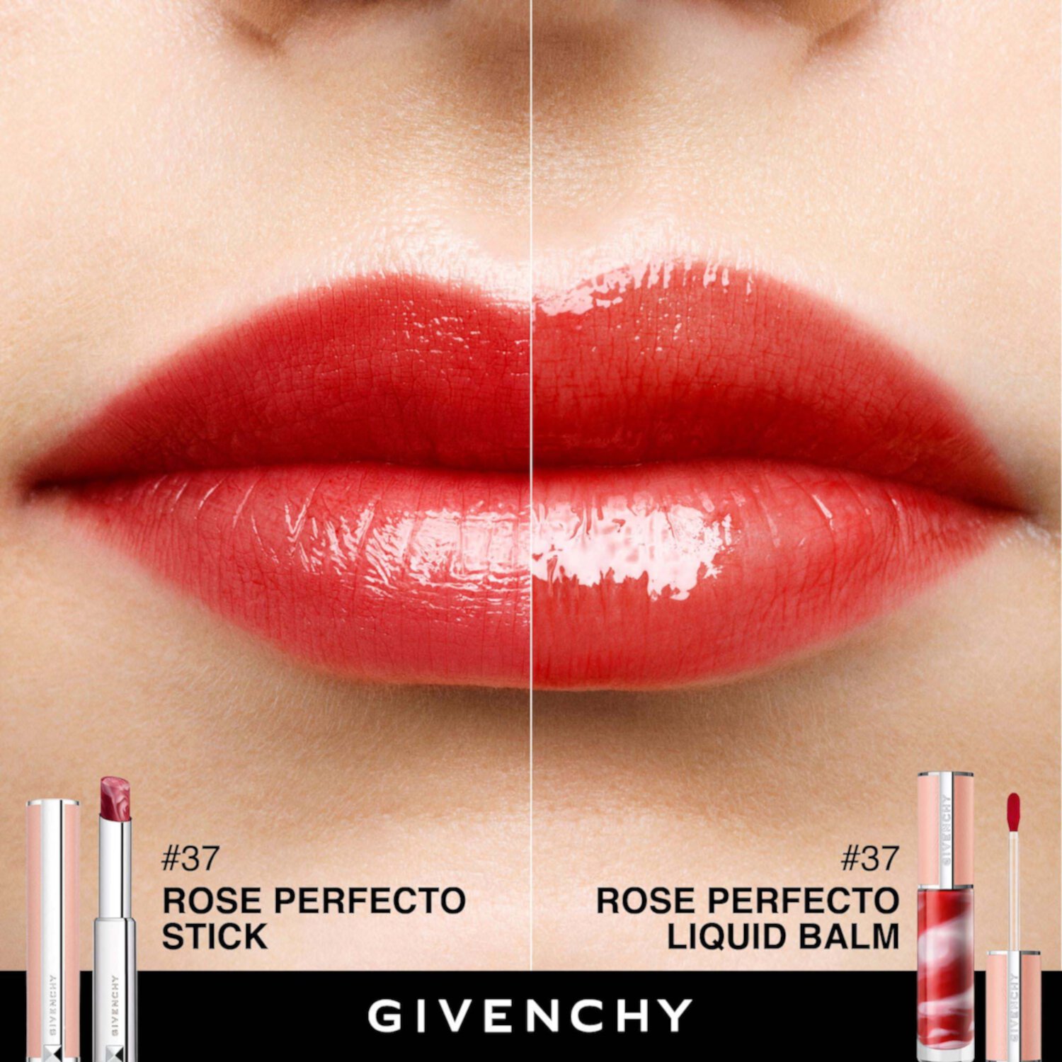 Rose Perfecto Бальзам для губ 24 часа увлажнение Givenchy