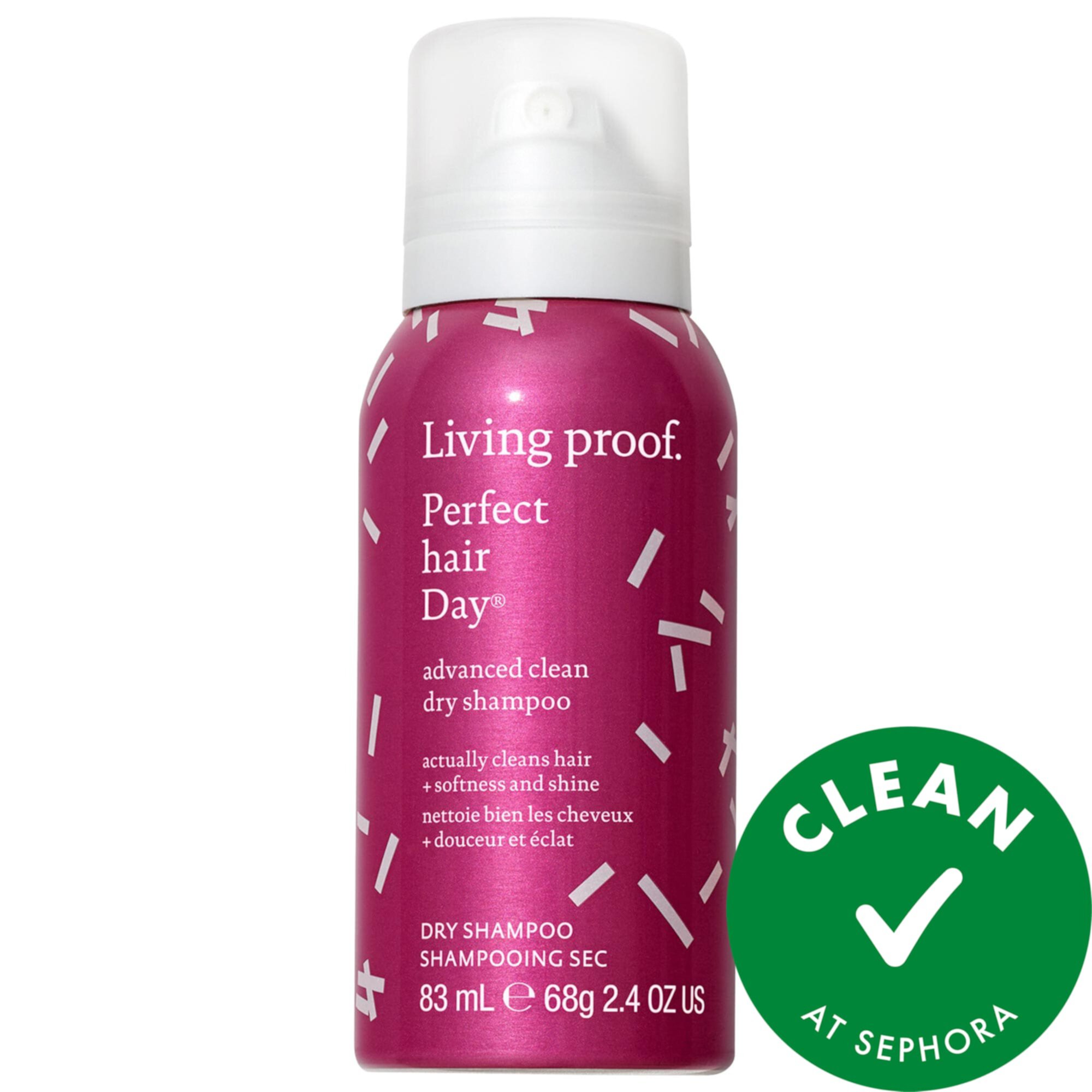 Мини сухой шампунь для волос Perfect Hair Day, очищает от жира и пота, 92 г Living Proof