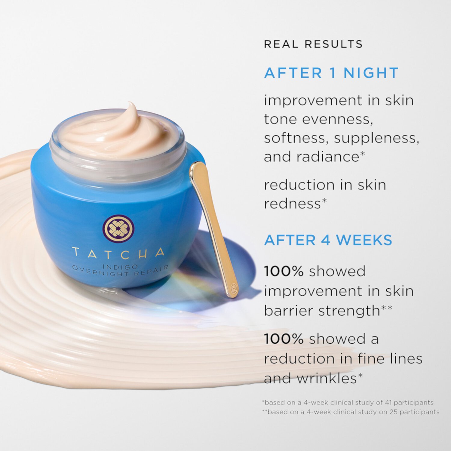 Indigo Overnight Repair Serum in Cream Treatment Tatcha