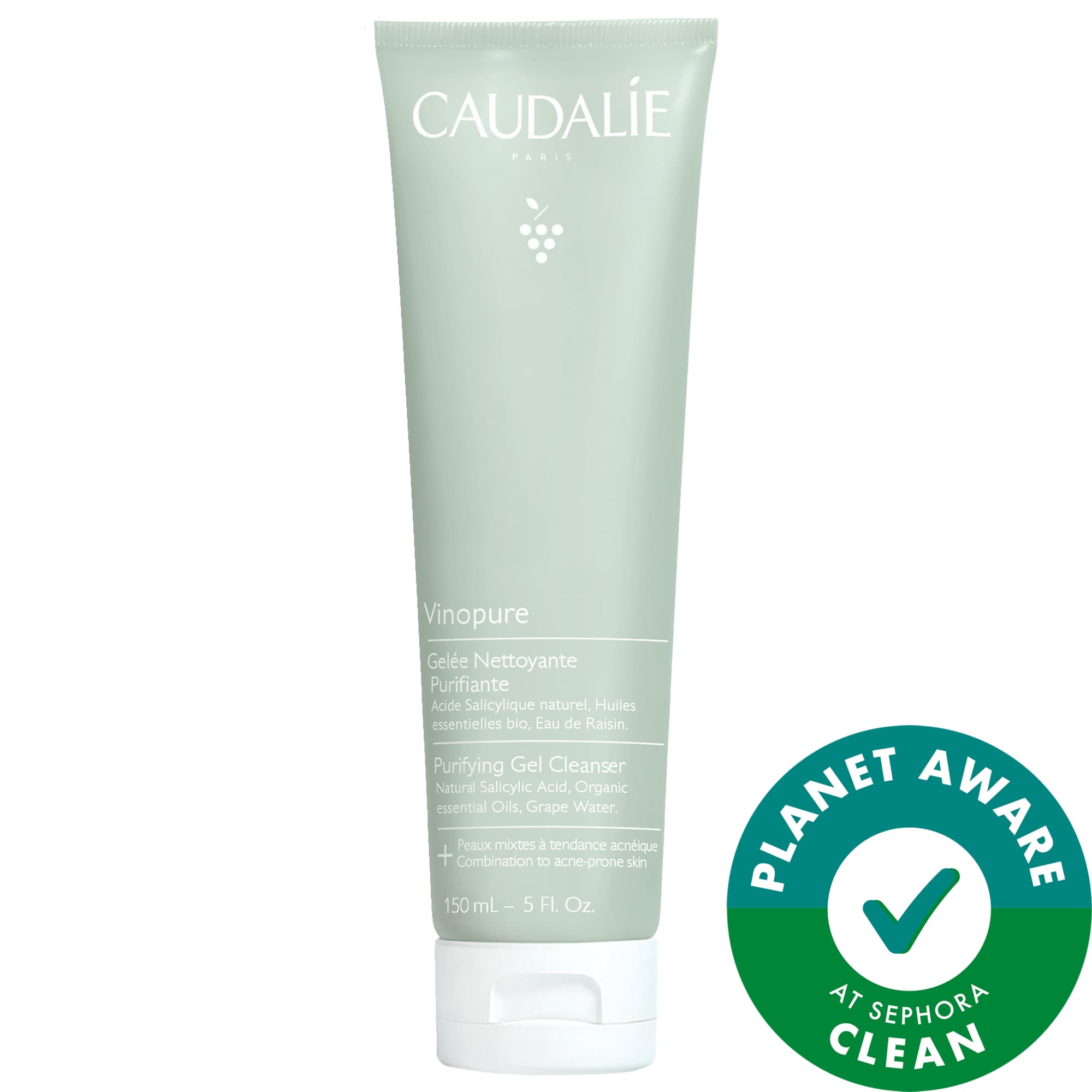 Vinopure Очищающий гель для очищения пор CAUDALIE