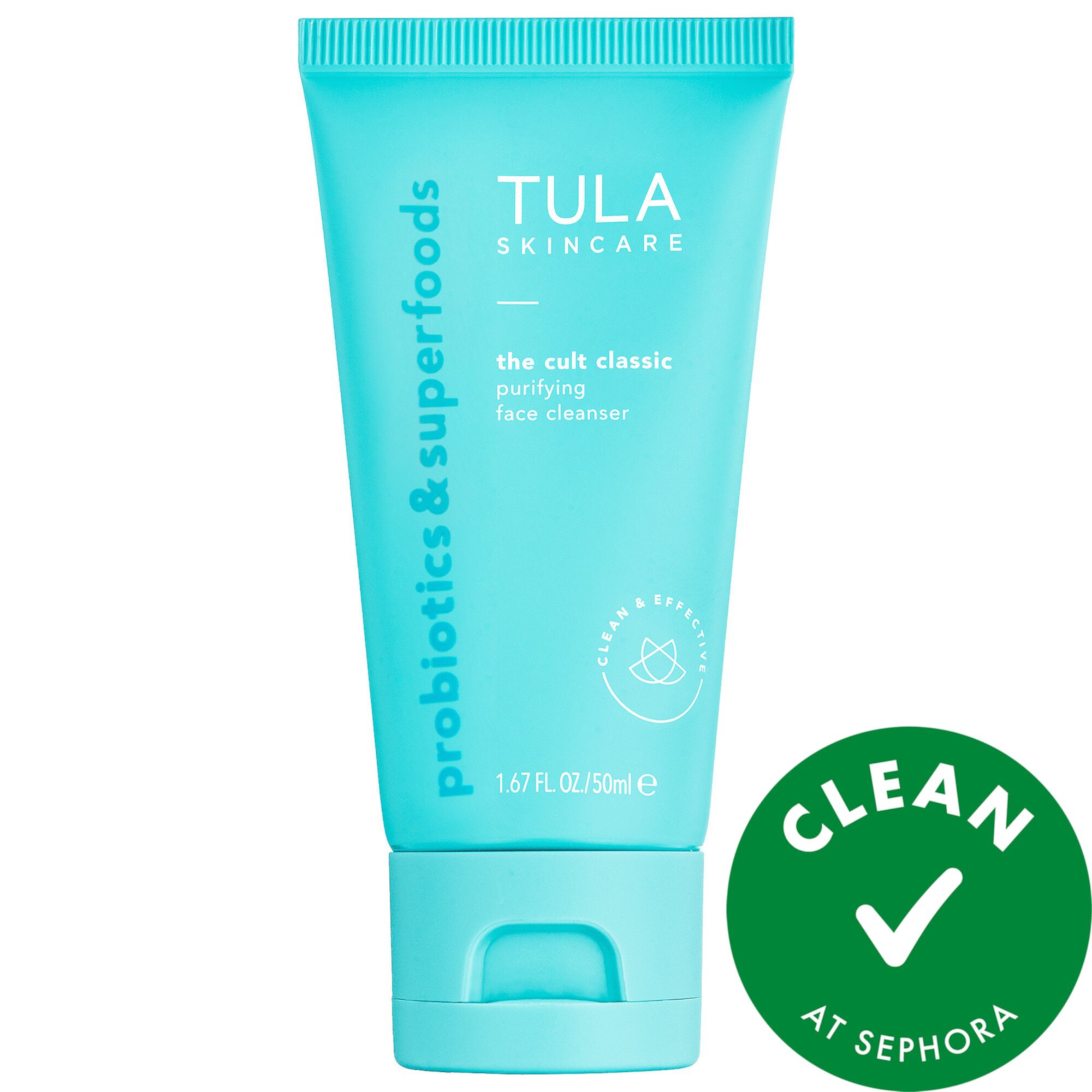 Mini The Cult Classic Очищающее очищающее средство для лица TULA Skincare