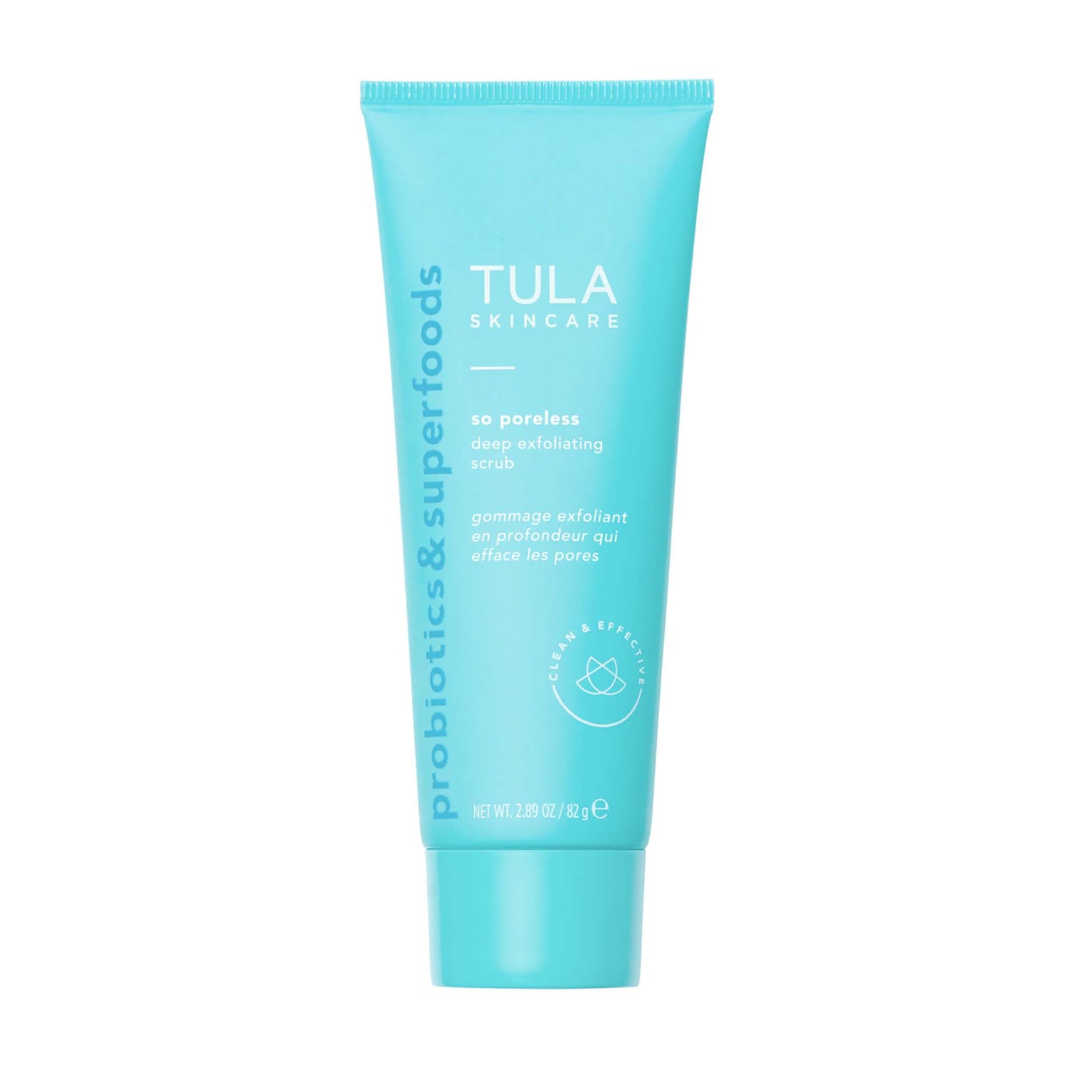 Глубоко отшелушивающий скраб от черных точек So Poreless TULA Skincare