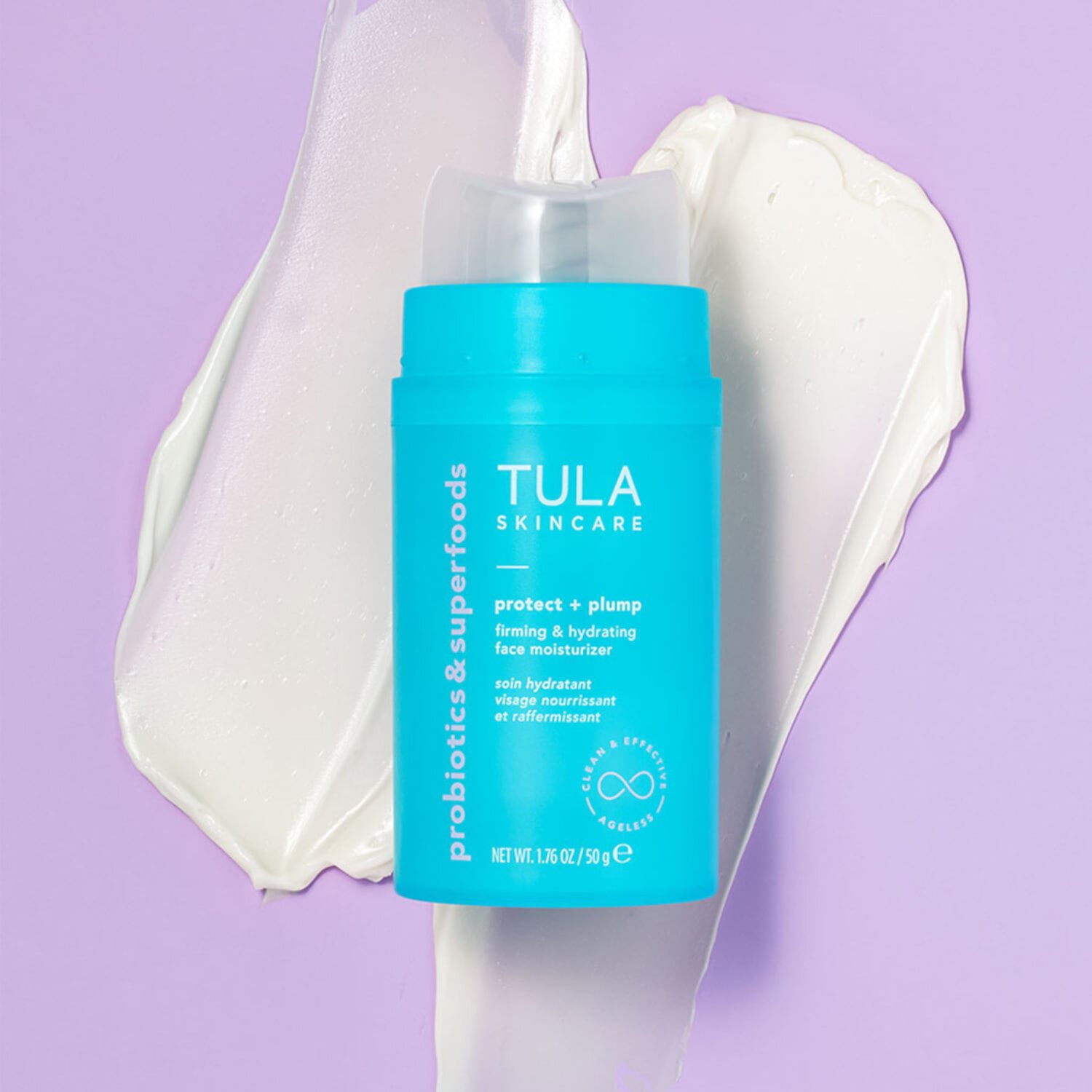 Укрепляющее и увлажняющее увлажняющее средство для лица Protect + Plump TULA Skincare