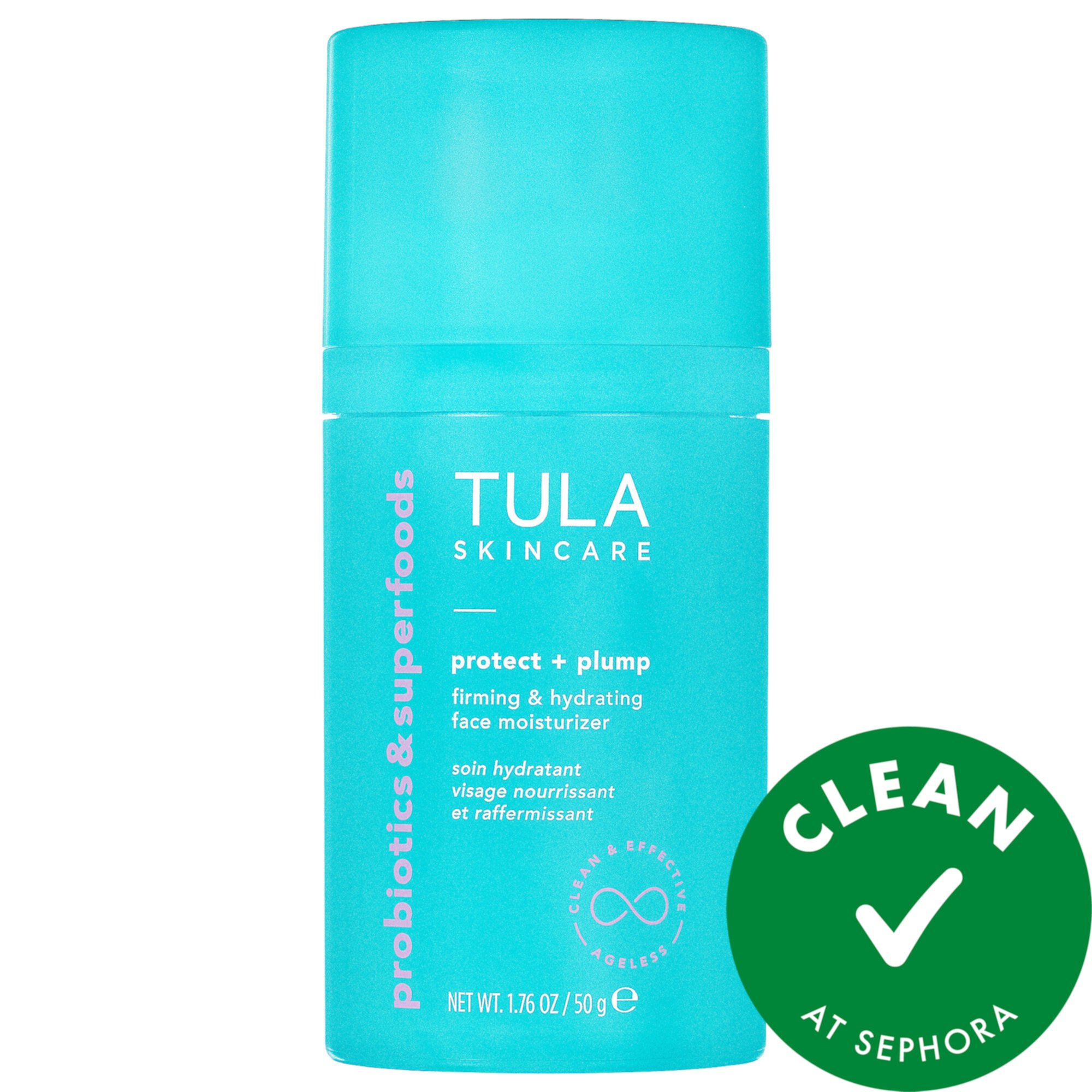 Укрепляющее и увлажняющее увлажняющее средство для лица Protect + Plump TULA Skincare