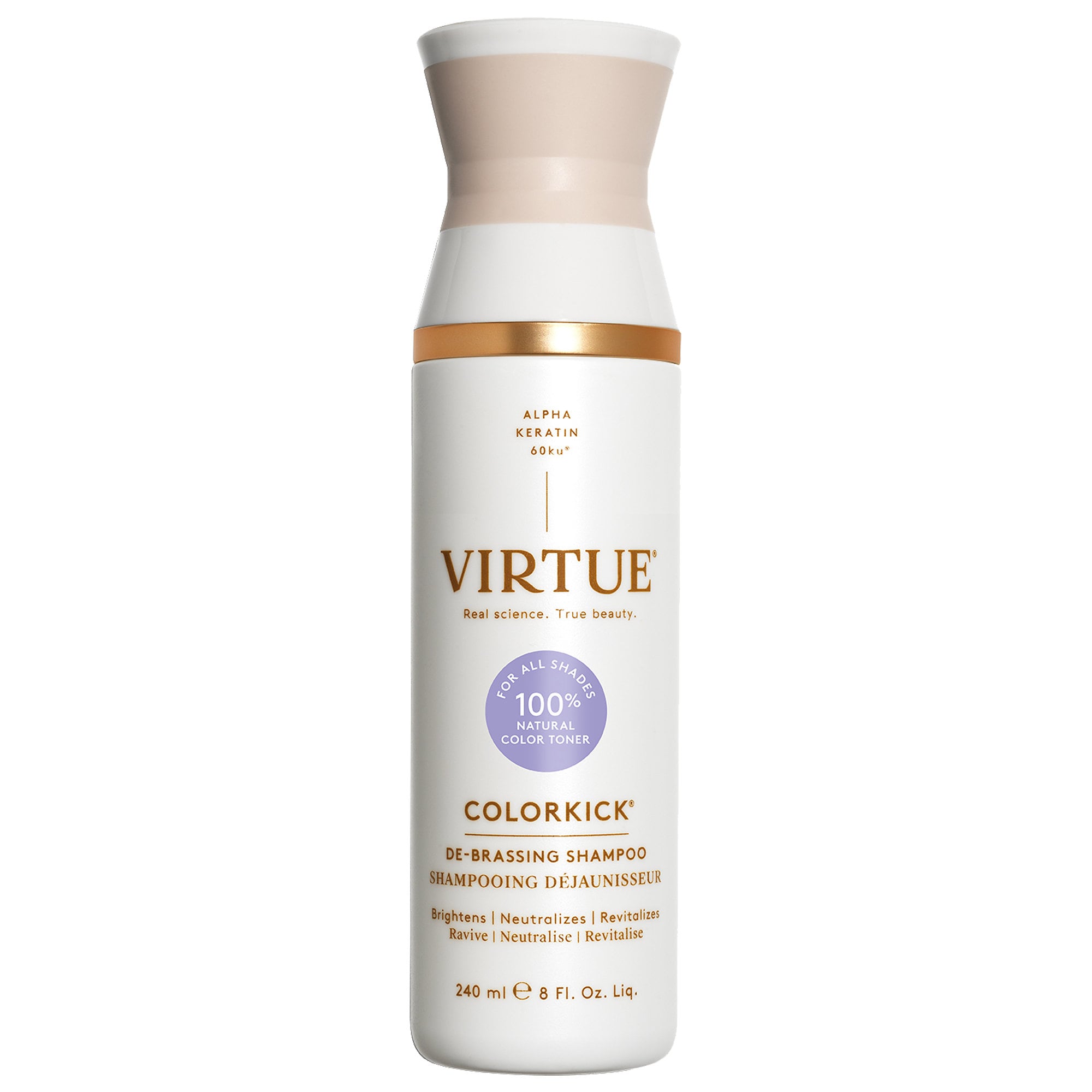 ColorKick® Debrassing Blue - Фиолетовый шампунь Virtue