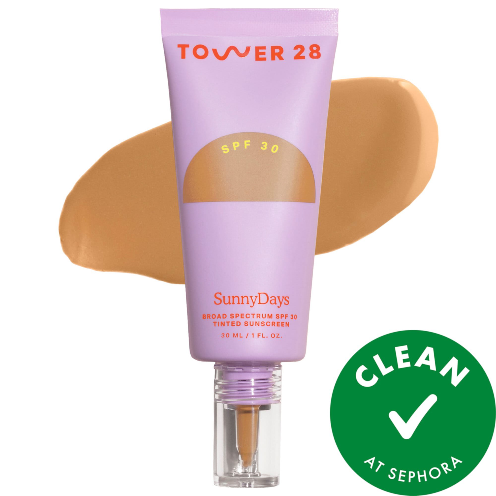 SunnyDays SPF 30 Тональная солнцезащитная основа Tower 28 Beauty