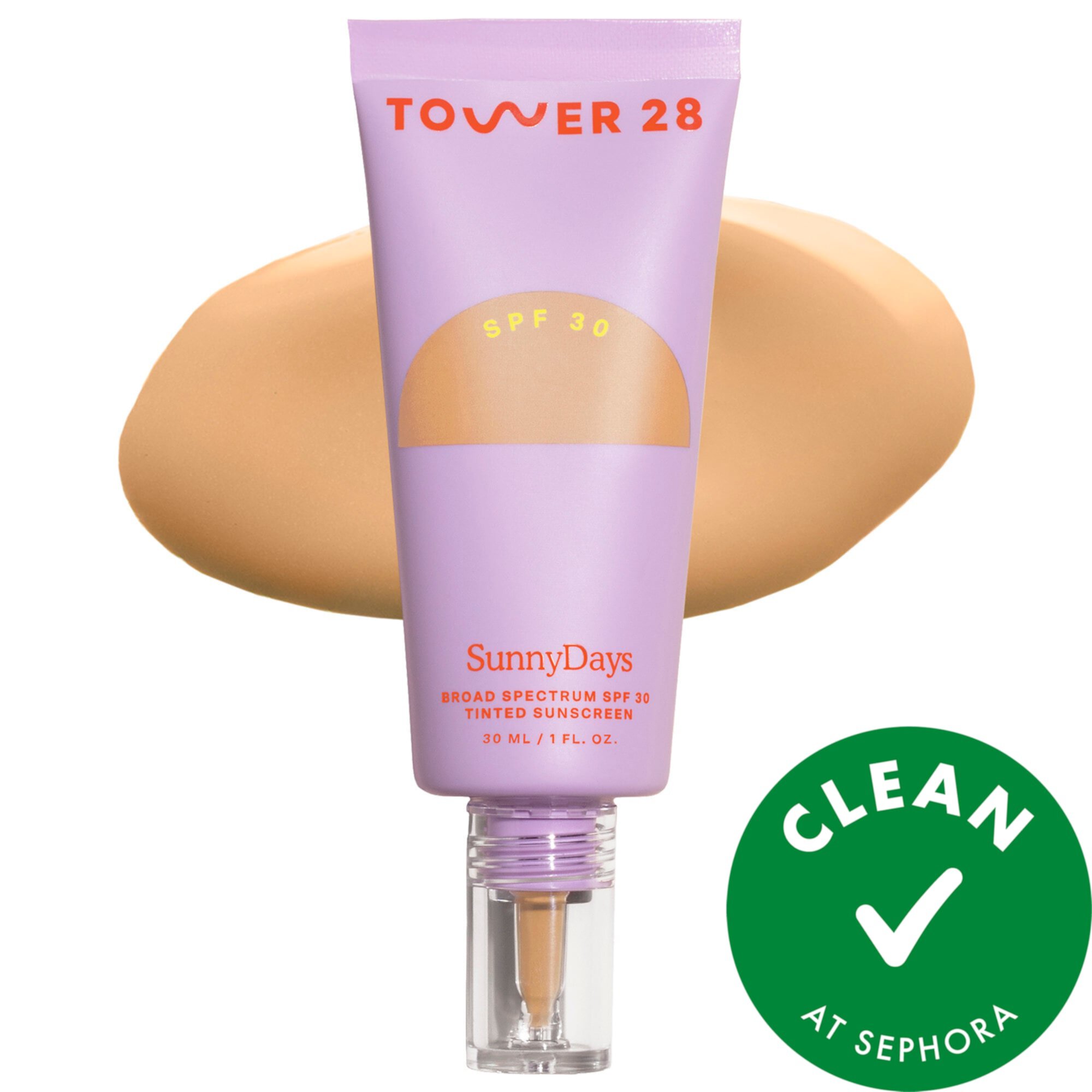 SunnyDays SPF 30 Тональная солнцезащитная основа Tower 28 Beauty