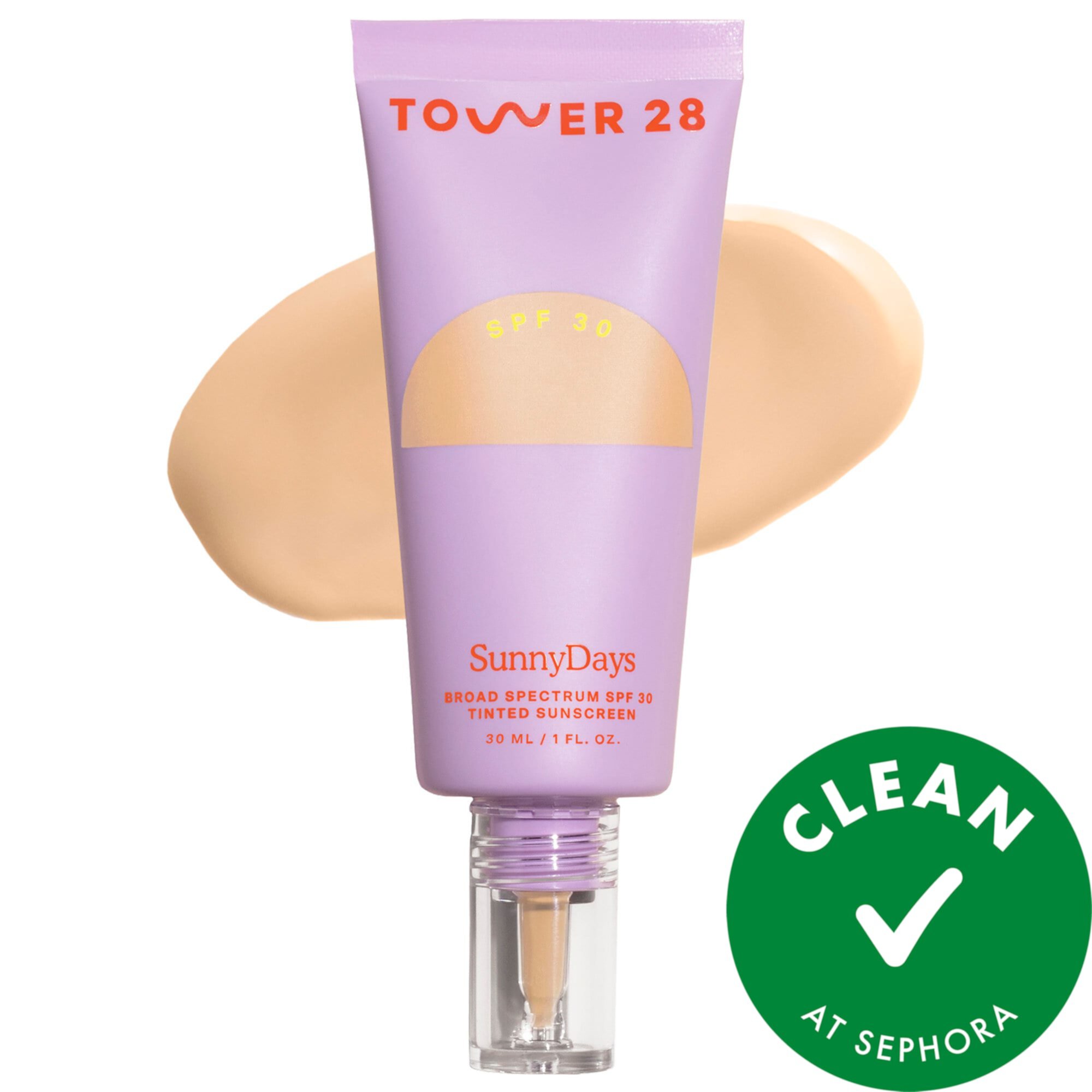 SunnyDays SPF 30 Тональная солнцезащитная основа Tower 28 Beauty