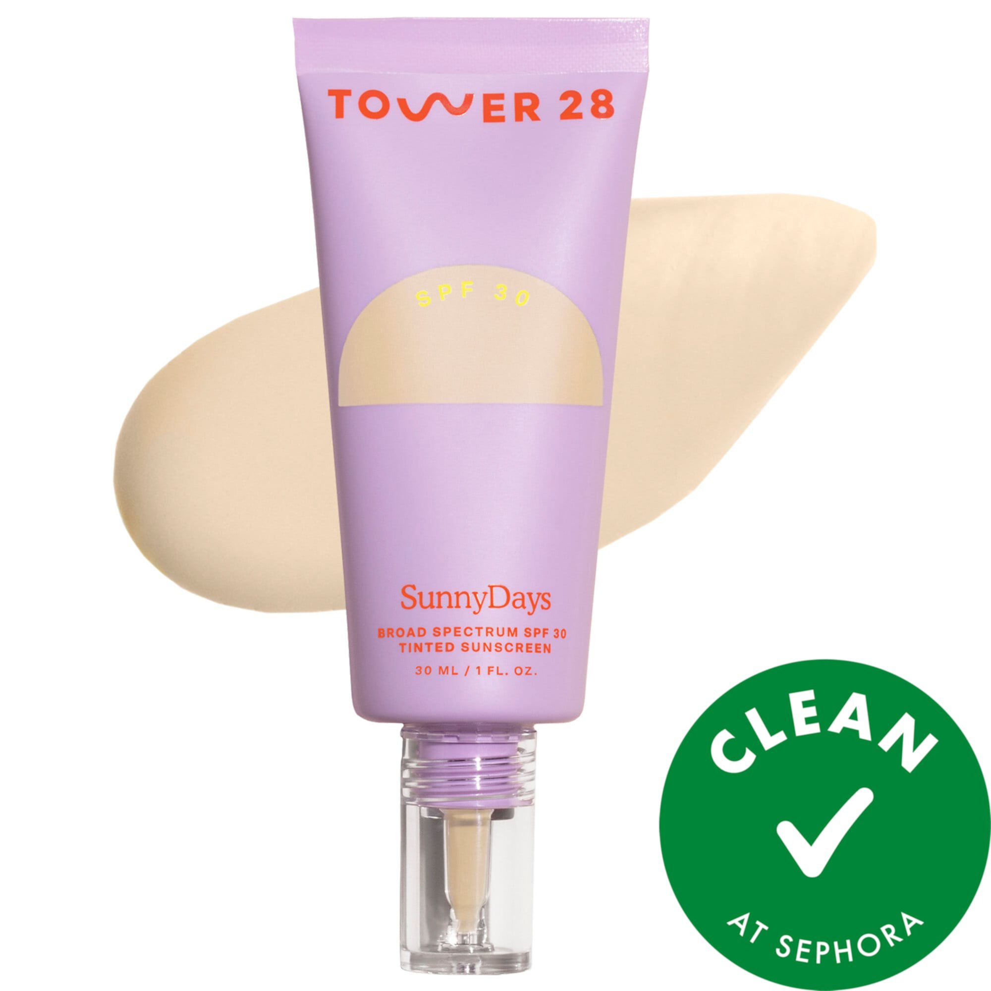 SunnyDays SPF 30 Тональная солнцезащитная основа Tower 28 Beauty