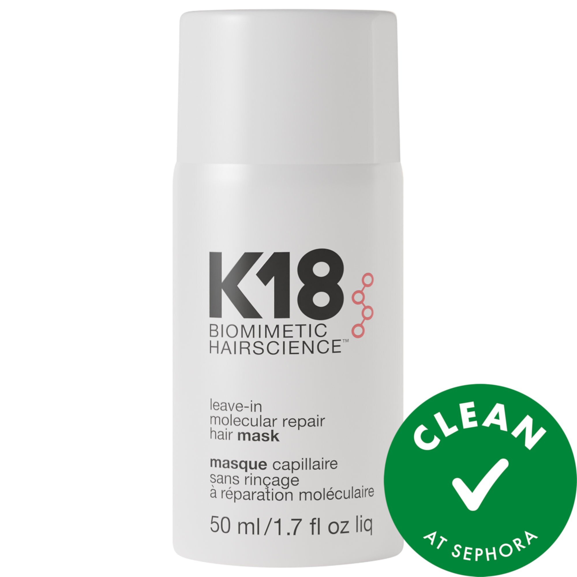 Несмываемая молекулярная восстанавливающая маска для волос K18 Biomimetic Hairscience