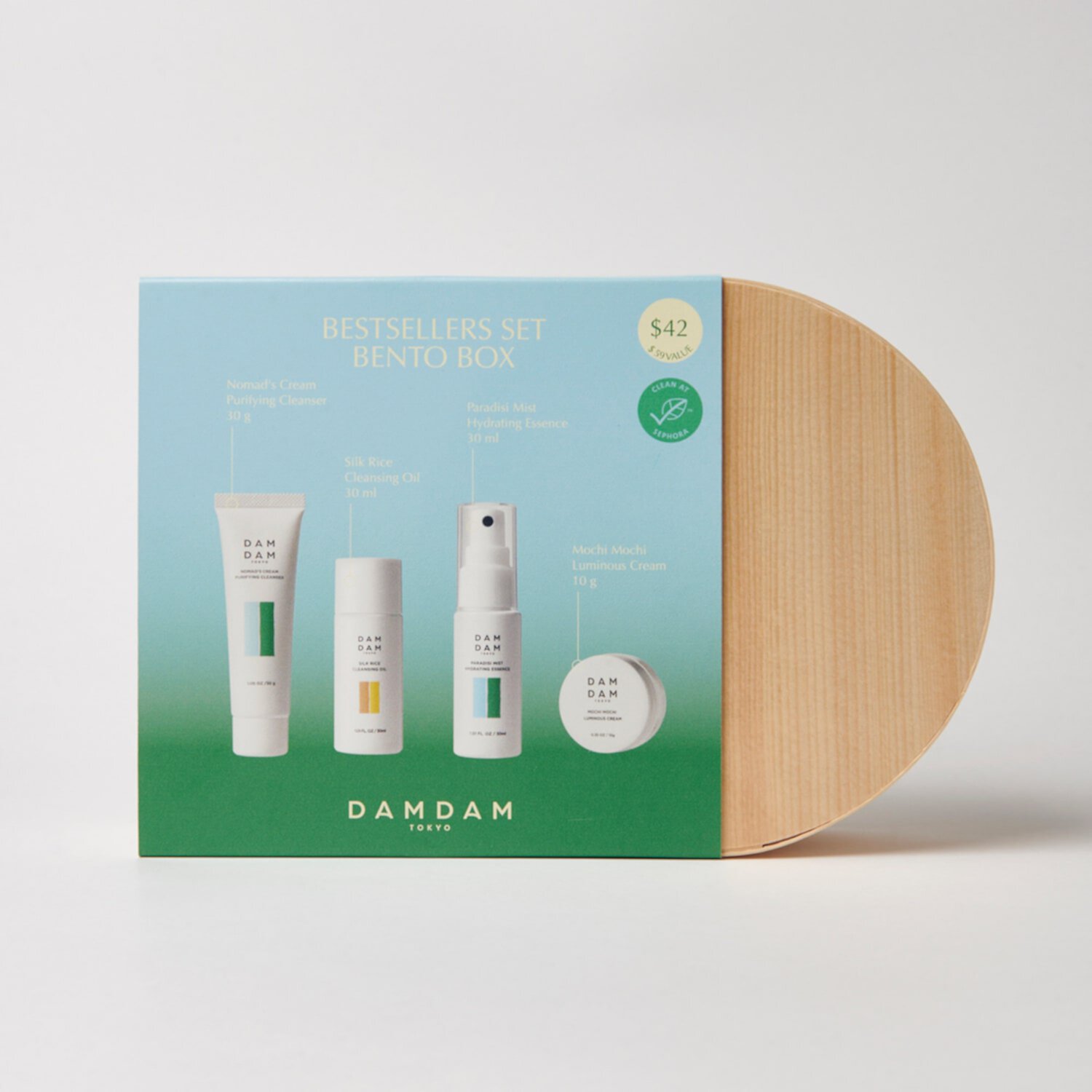 Cleansing & Hydrating Bestseller Set Bento Box DAMDAM