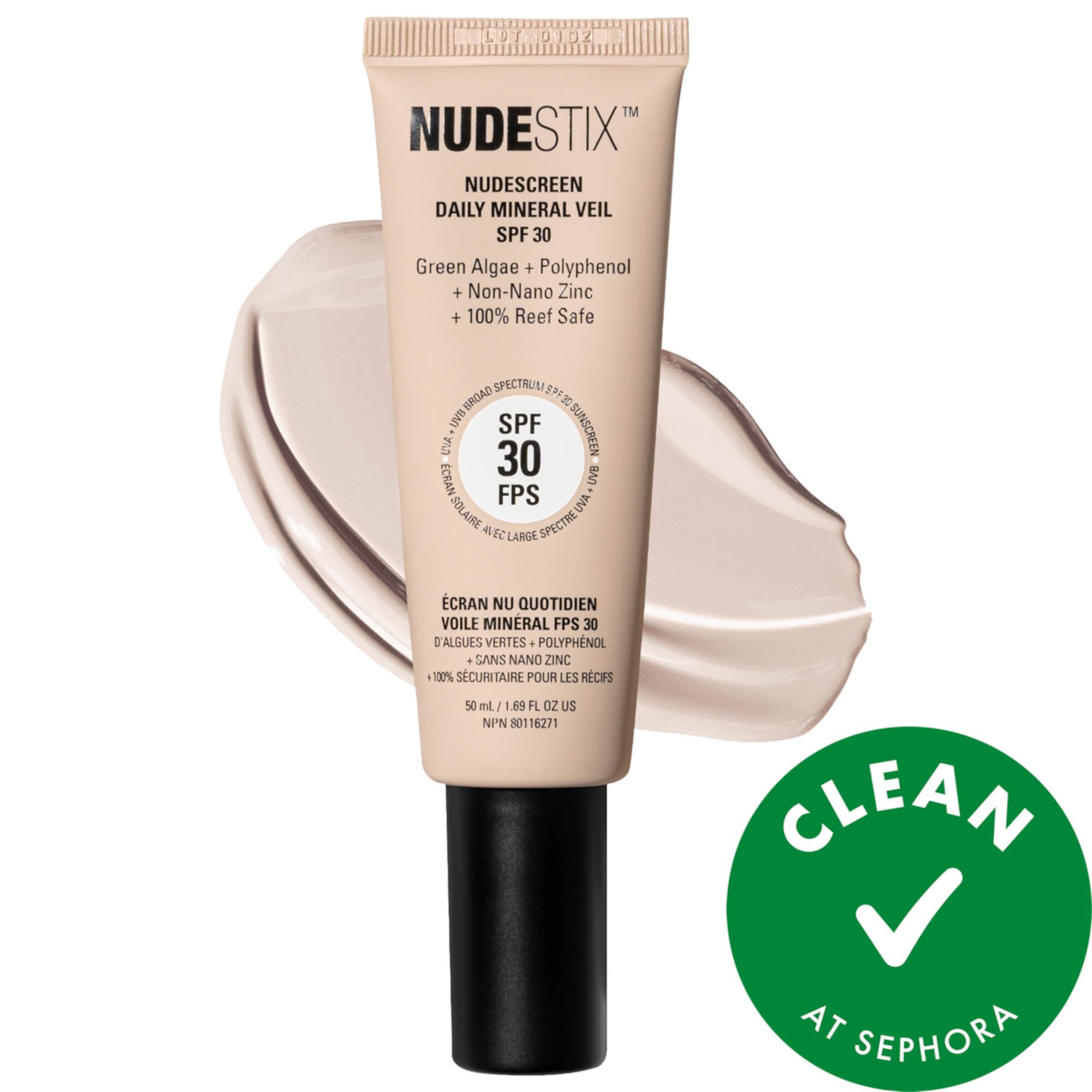 Nudescreen Daily Mineral Face Veil SPF 30 NUDESTIX