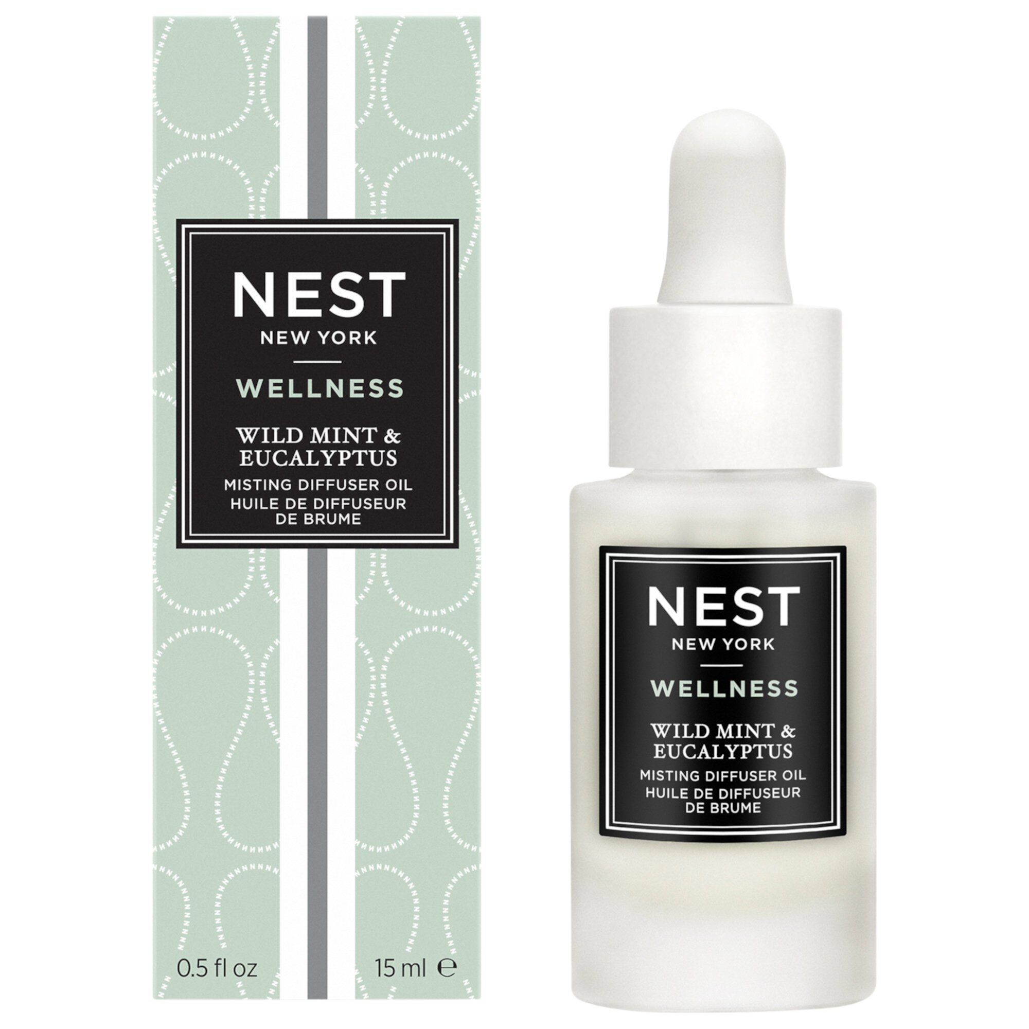 Wild Mint & Eucalyptus Misting Diffuser Oil Nest New York