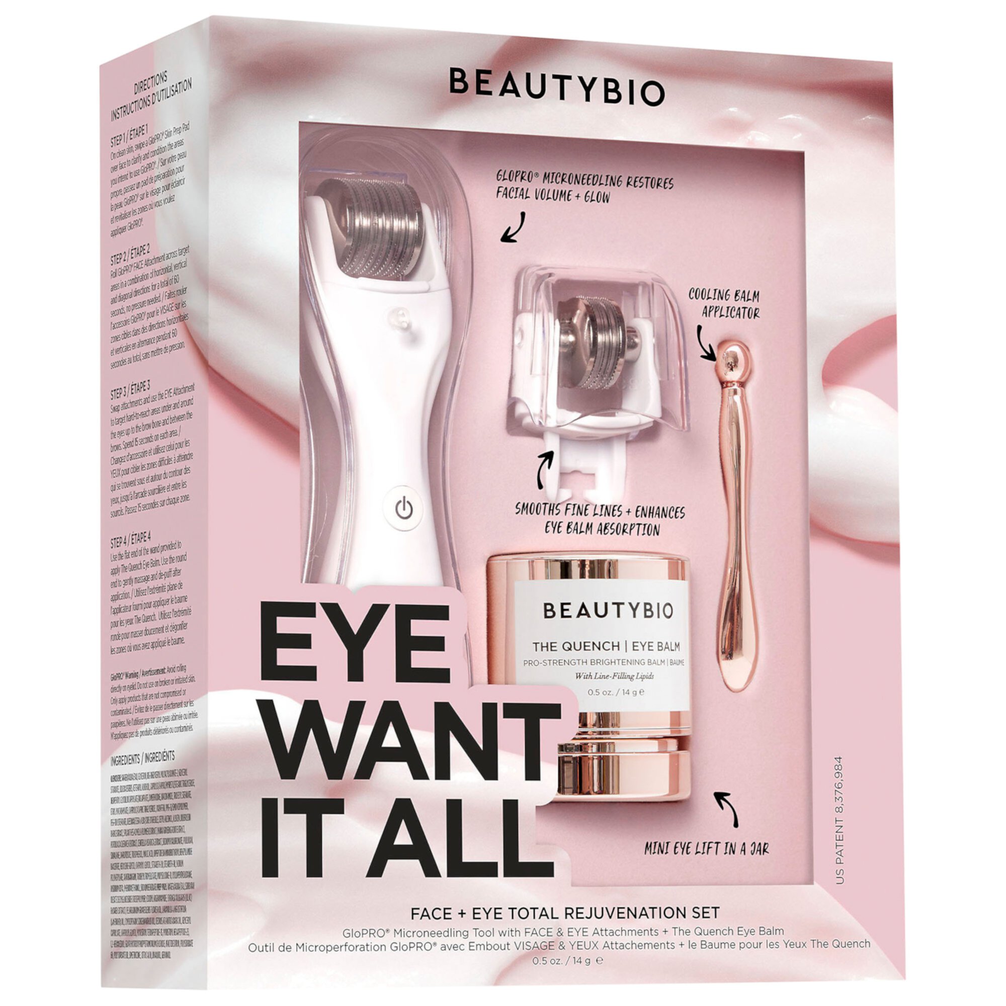 Eye Want It All Face + Eye Microneedling Set BeautyBio