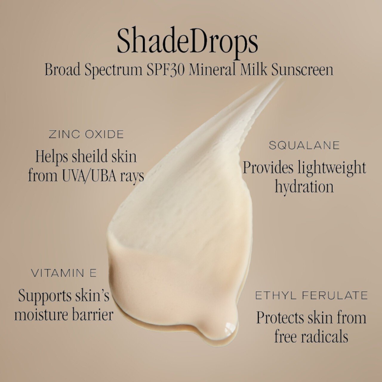 Солнцезащитное средство ShadeDrops с минеральным молочком SPF 30 Summer Fridays