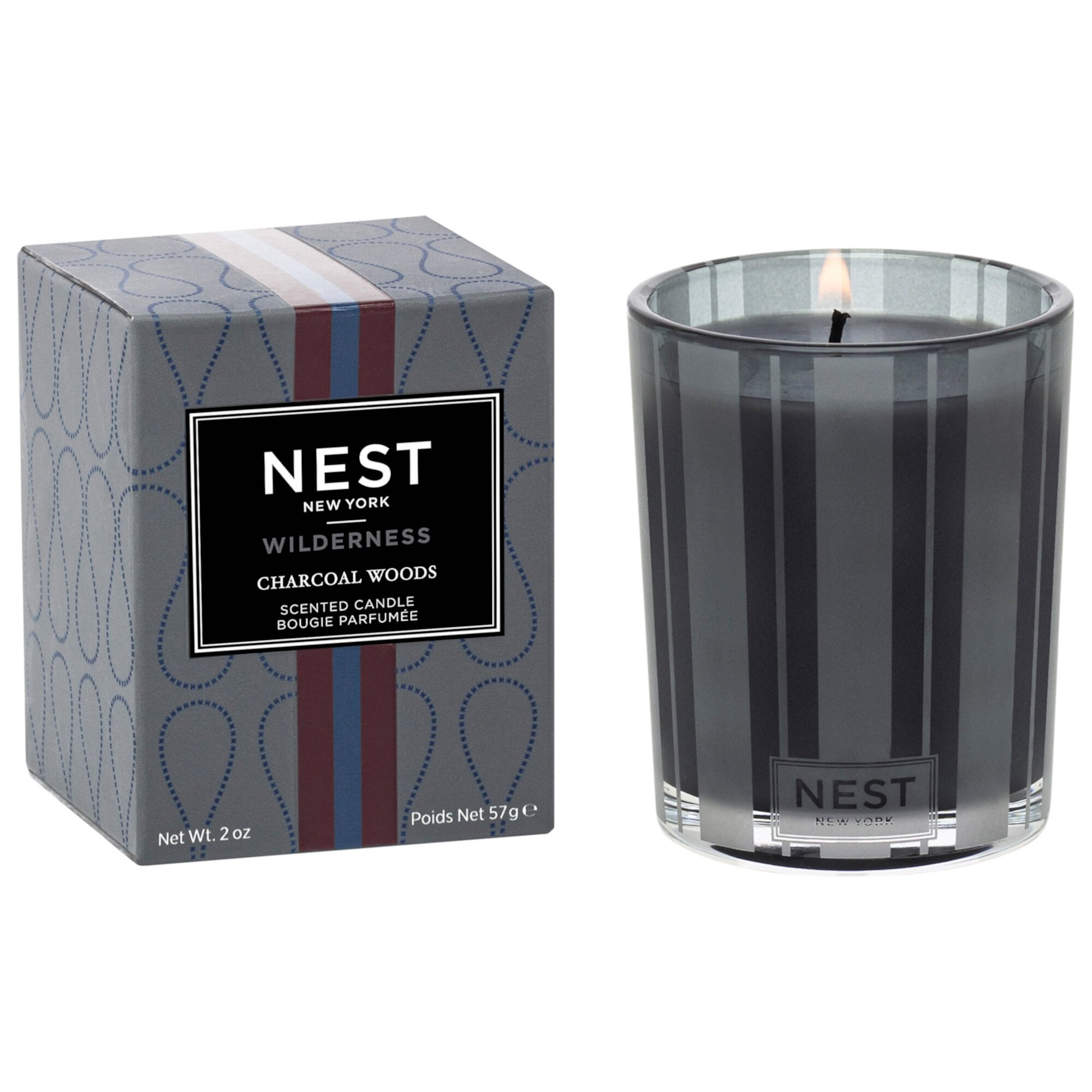 Mini Charcoal Woods Candle Nest New York