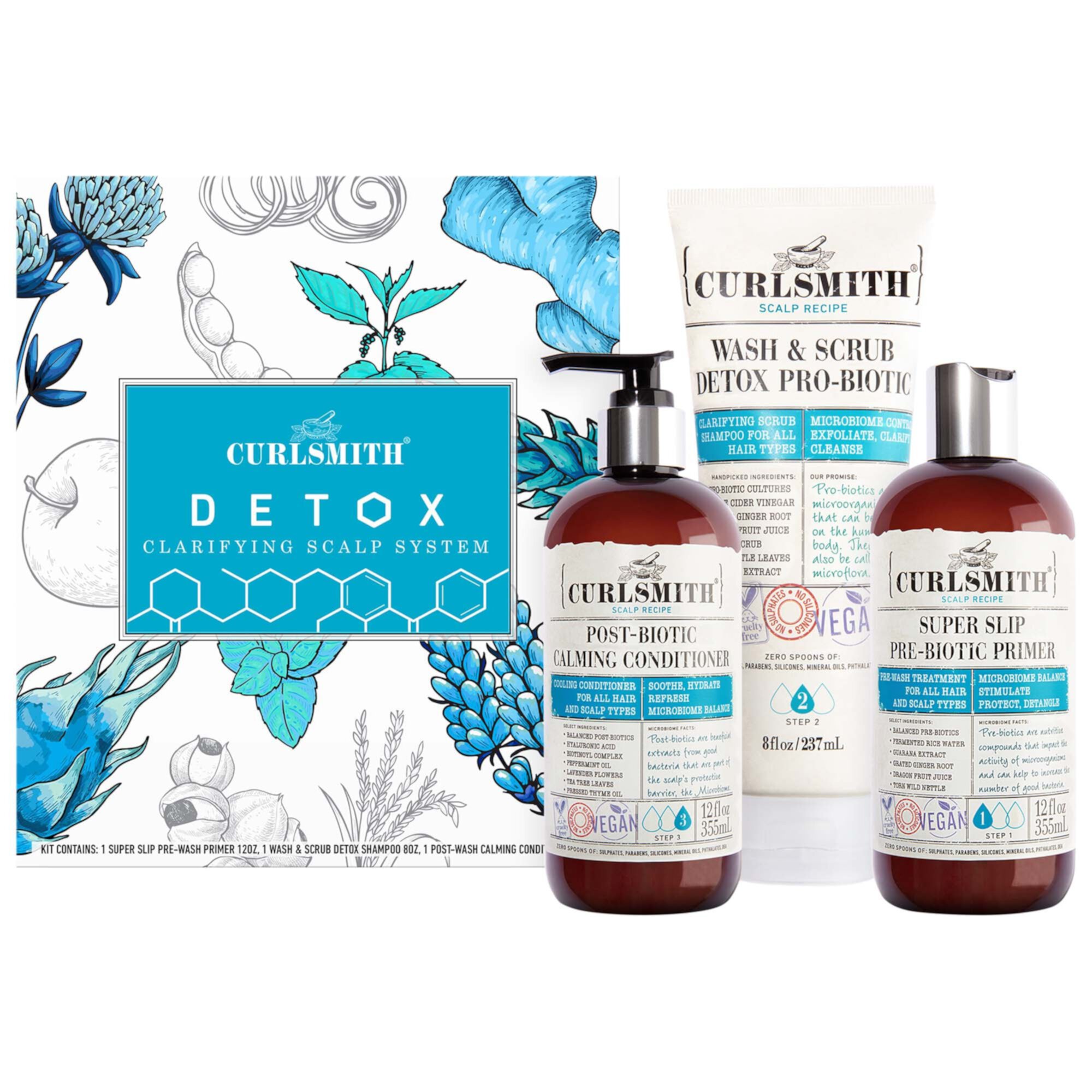 Clarifying Detox Microbiome Scalp Hair Set Curlsmith