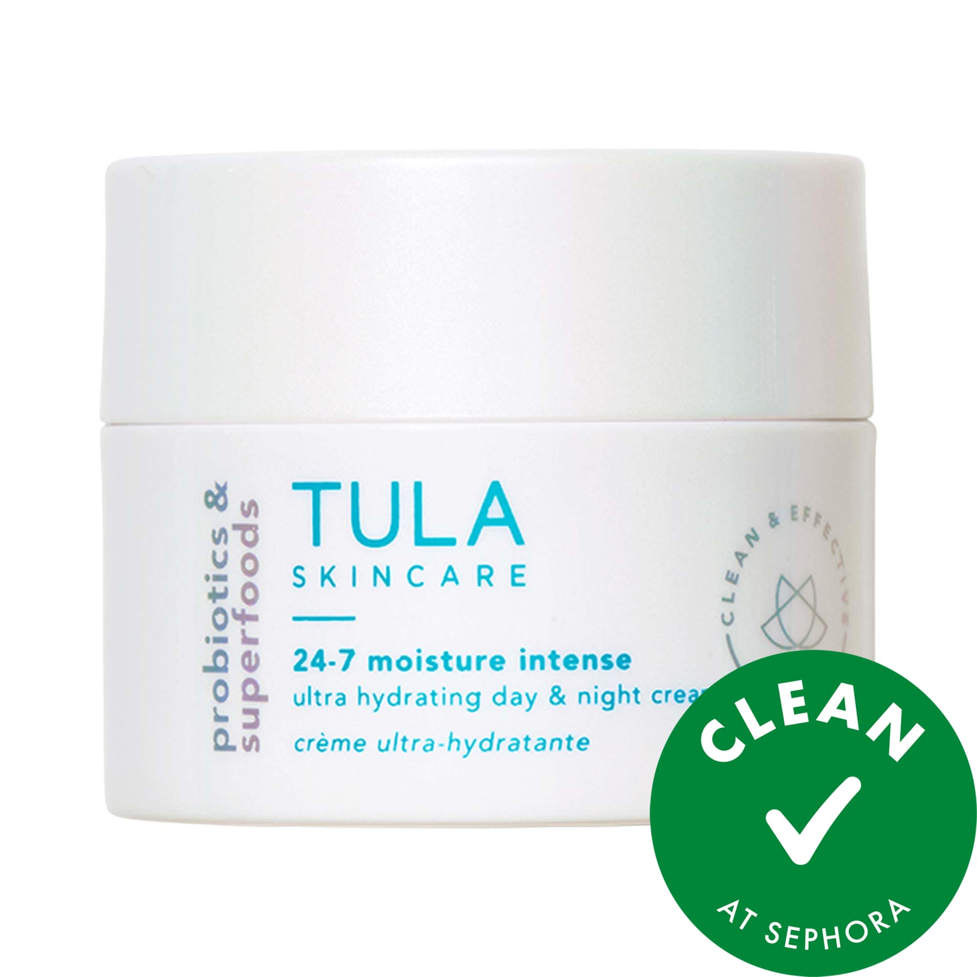 24-7 Moisture Intense Ultra Hydrating Day & Night Cream with Hyaluronic Acid + Squalane TULA Skincare