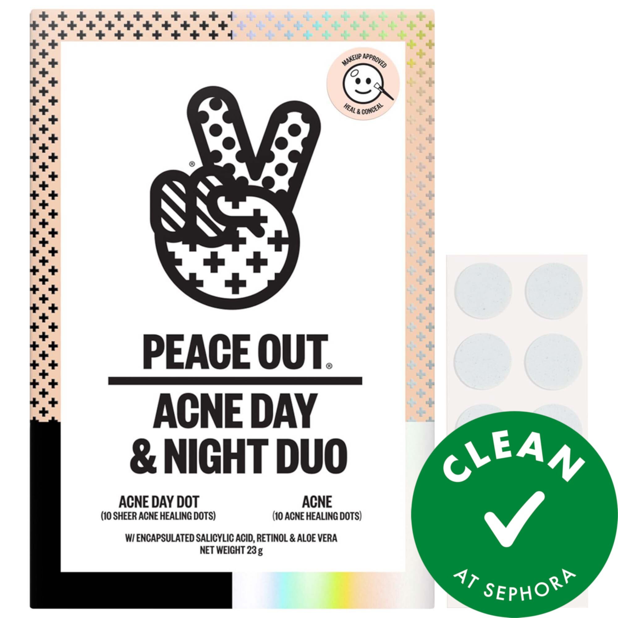 Acne Salicylic Acid Day & Night Duo Peace Out